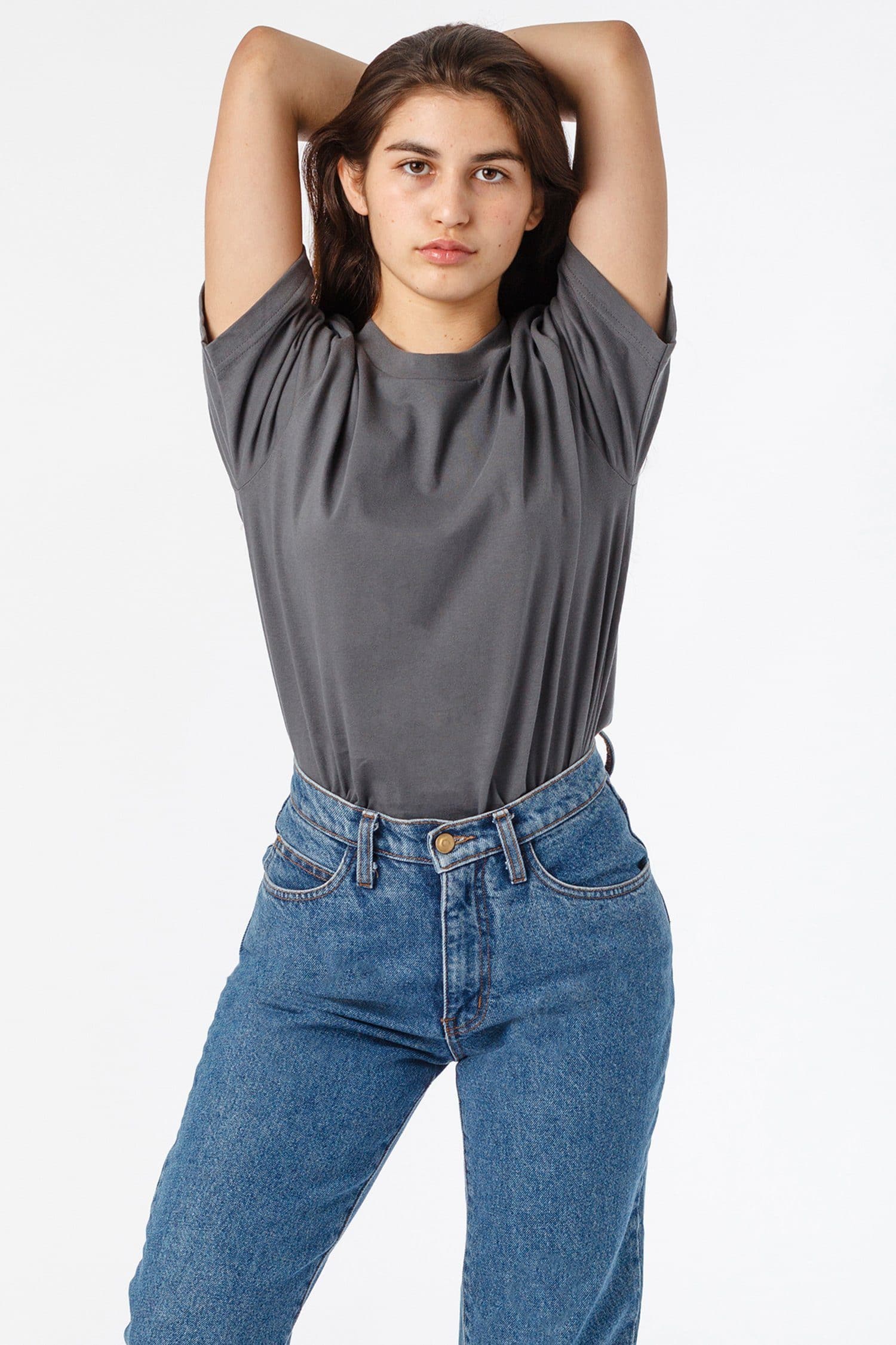 20001 Unisex - Fine Jersey Crew Neck T-Shirt - Image 11