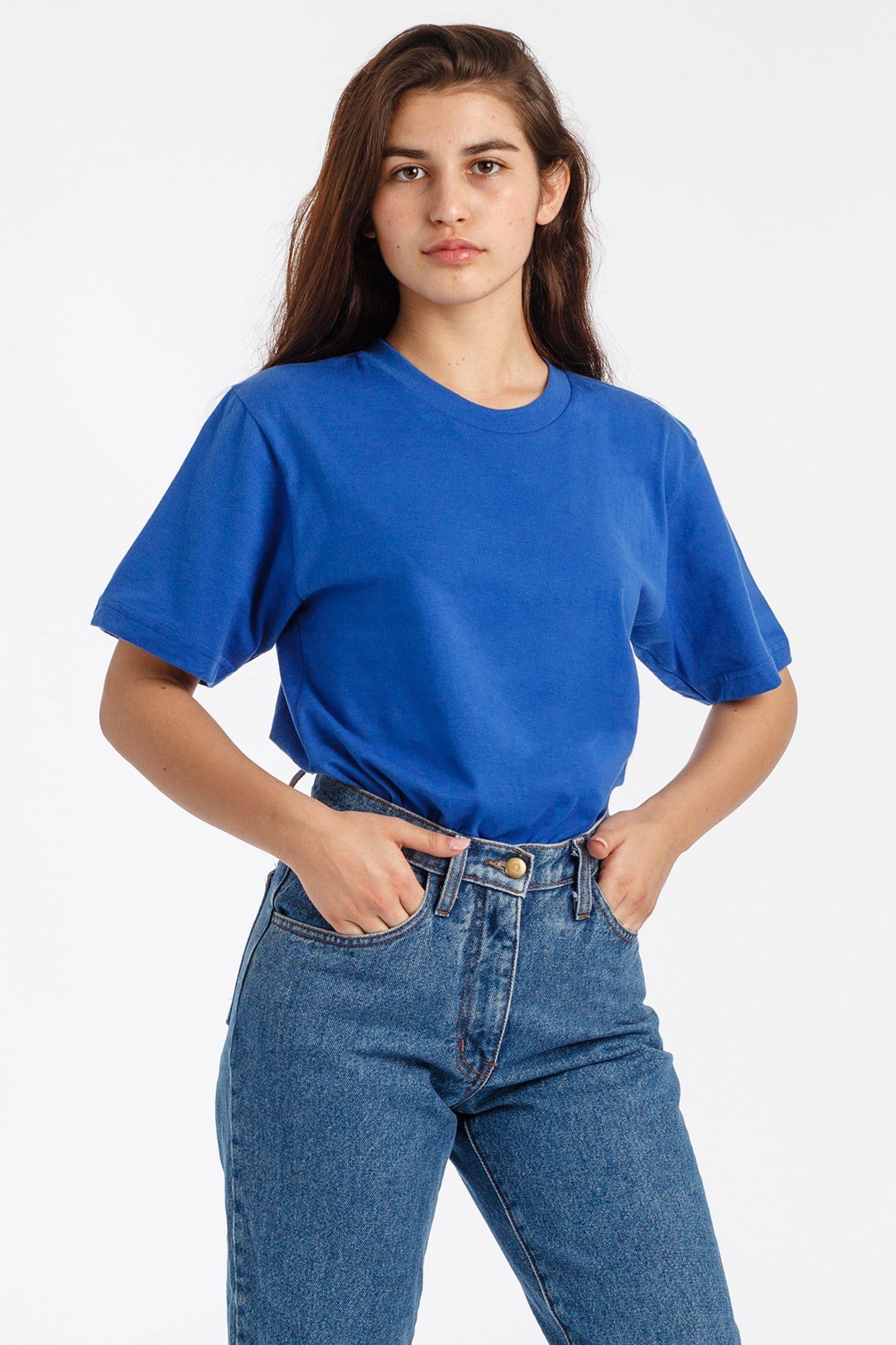 20001 Unisex - Fine Jersey Crew Neck T-Shirt - Image 12