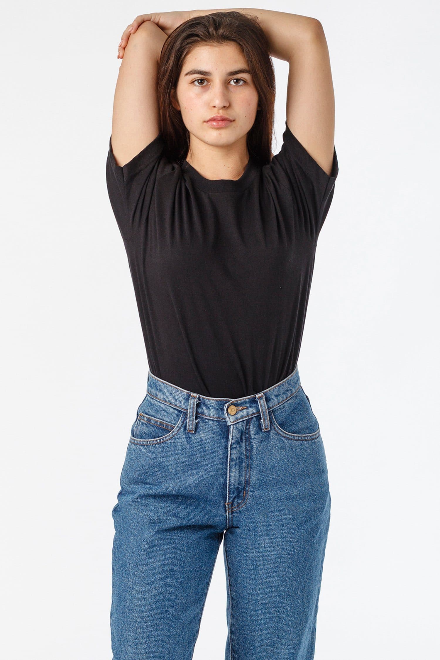 20001 Unisex - Fine Jersey Crew Neck T-Shirt - Image 9