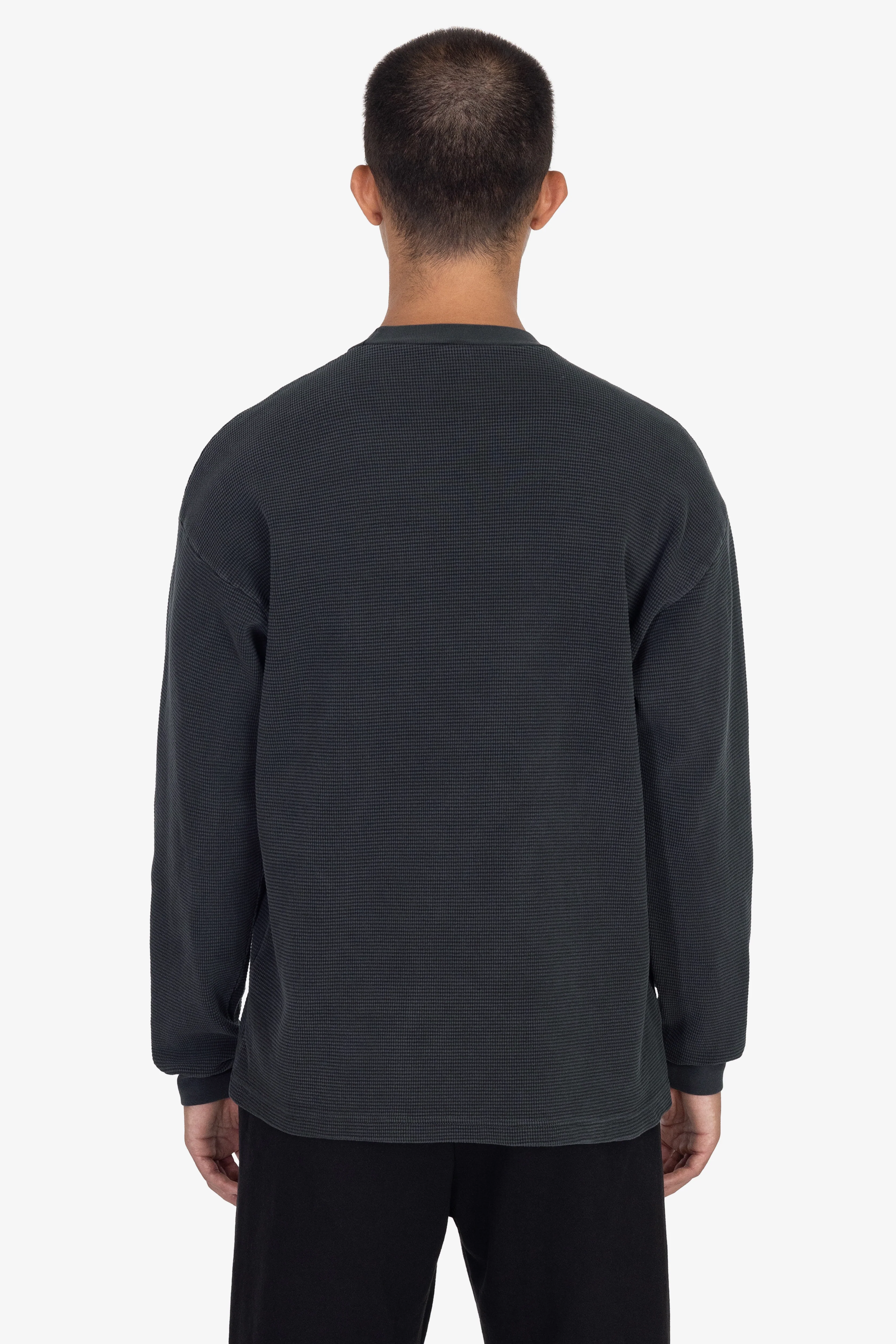 TX407GD Mix - Long Sleeve Heavy Thermal Crew Neck - Image 23