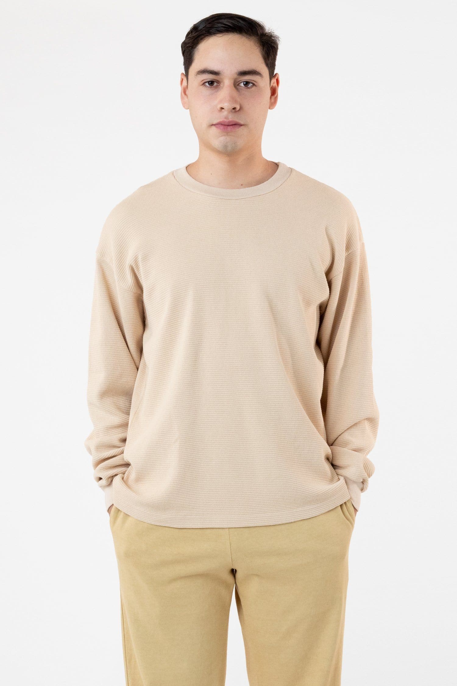 TX407GD Mix - Long Sleeve Heavy Thermal Crew Neck - Image 24