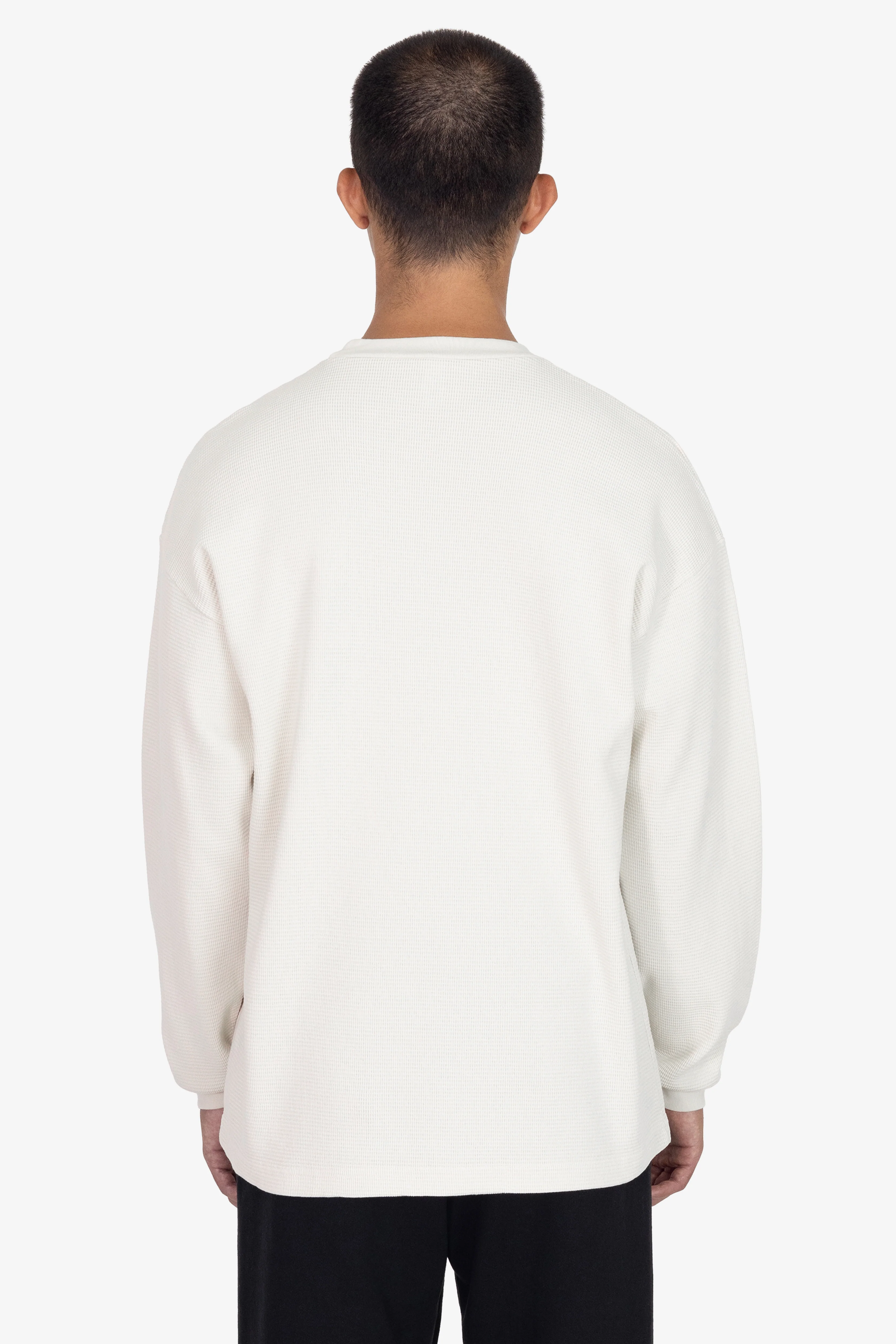 TX407GD Mix - Long Sleeve Heavy Thermal Crew Neck - Image 9