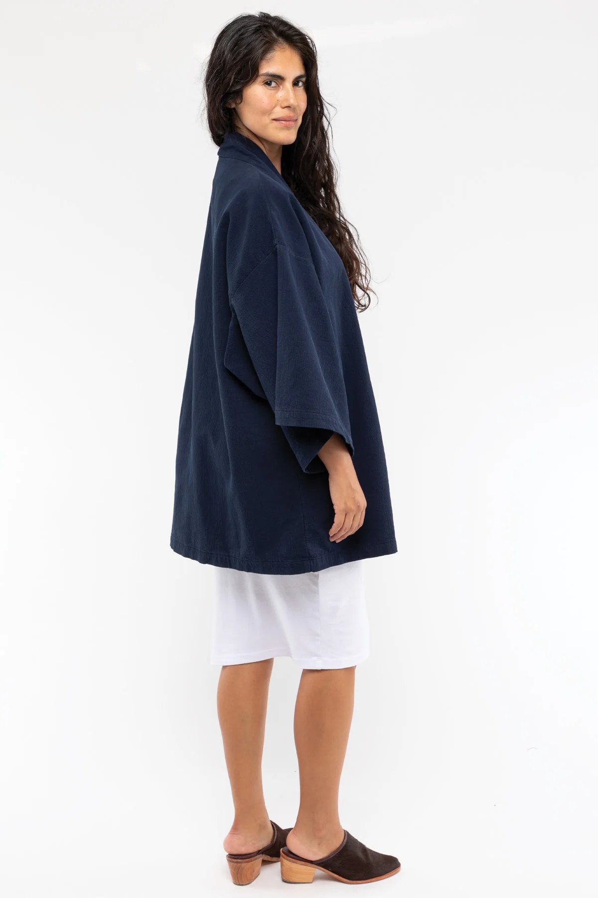 DCT01GD - Double Style Textile Mid Length Kimono - Image 10