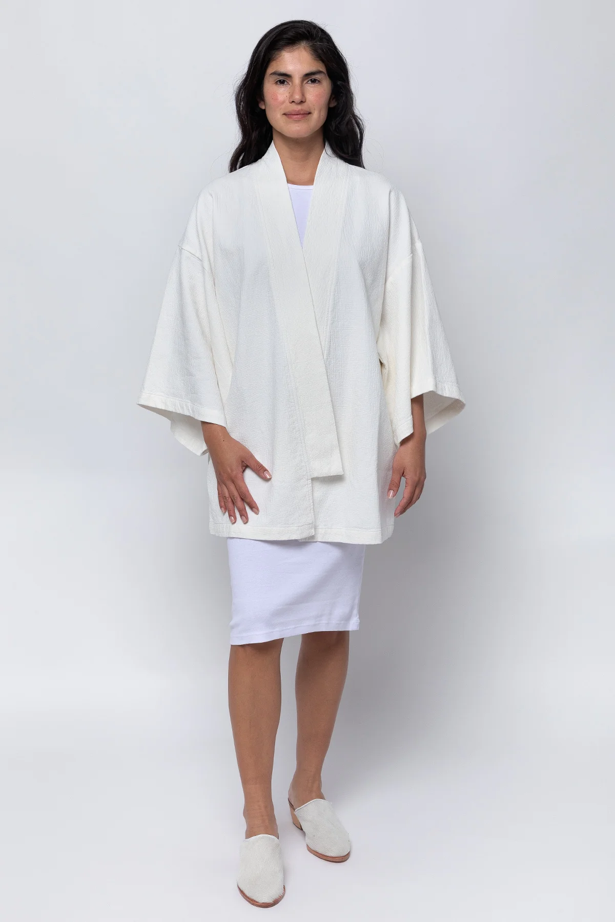 DCT01GD - Double Style Textile Mid Length Kimono - Image 19