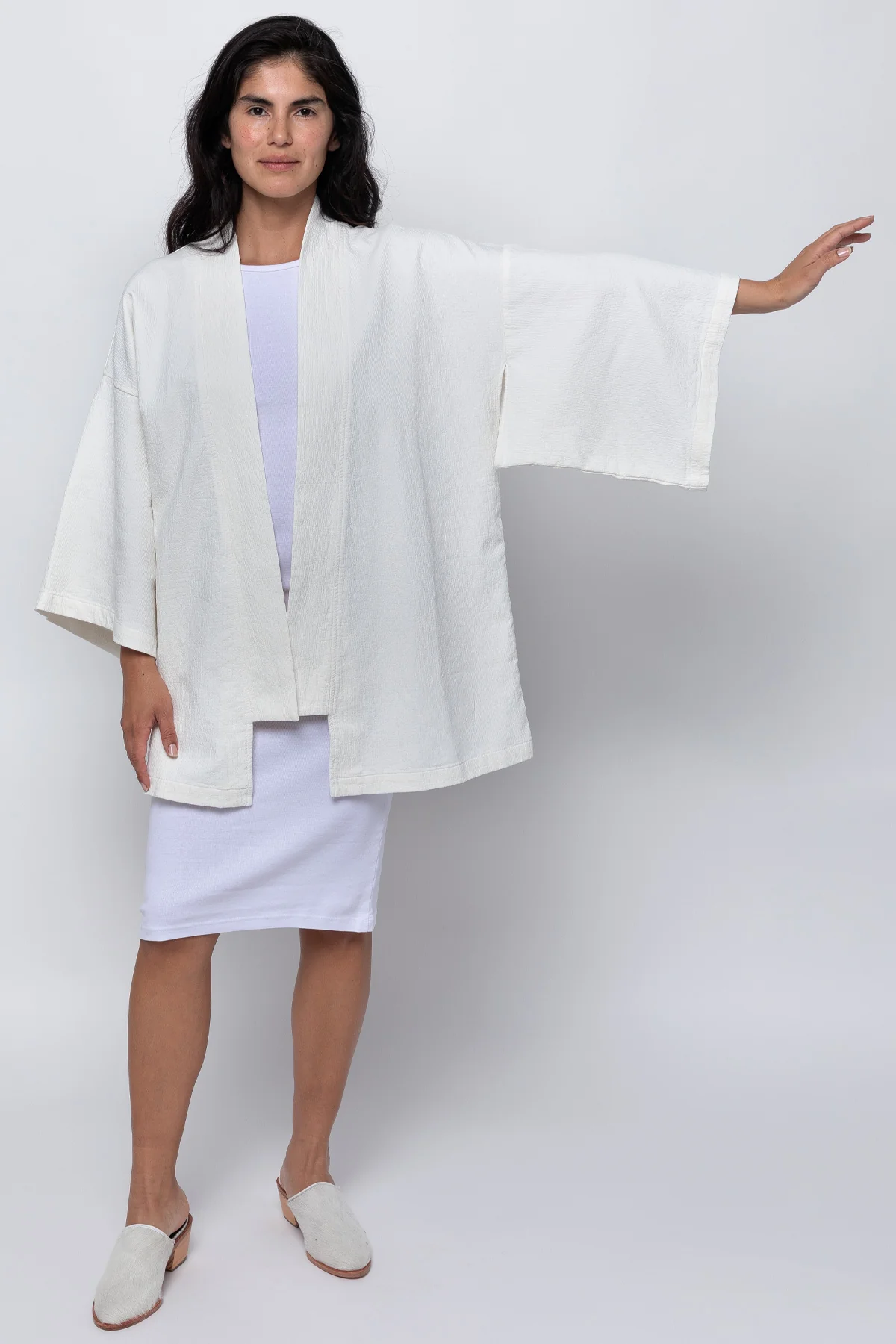 DCT01GD - Double Style Textile Mid Length Kimono - Image 22