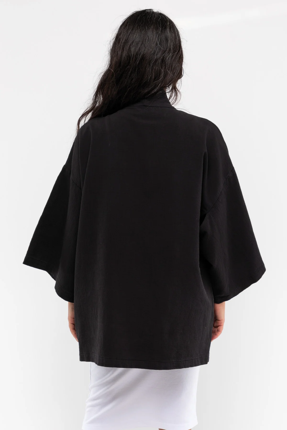 DCT01GD - Double Style Textile Mid Length Kimono - Image 8