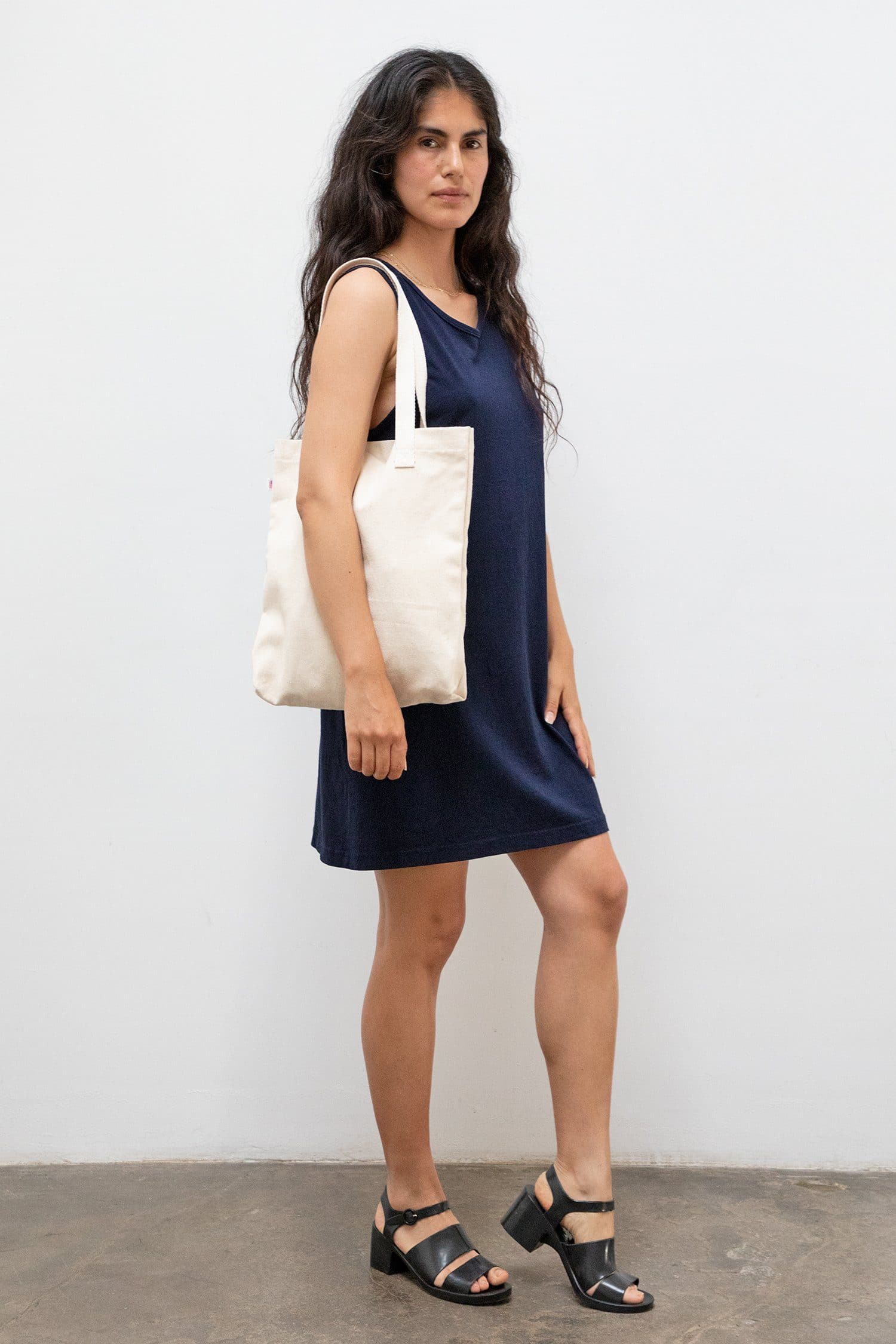 E549 - 12 oz. Bull Denim Tote Bag - Image 3