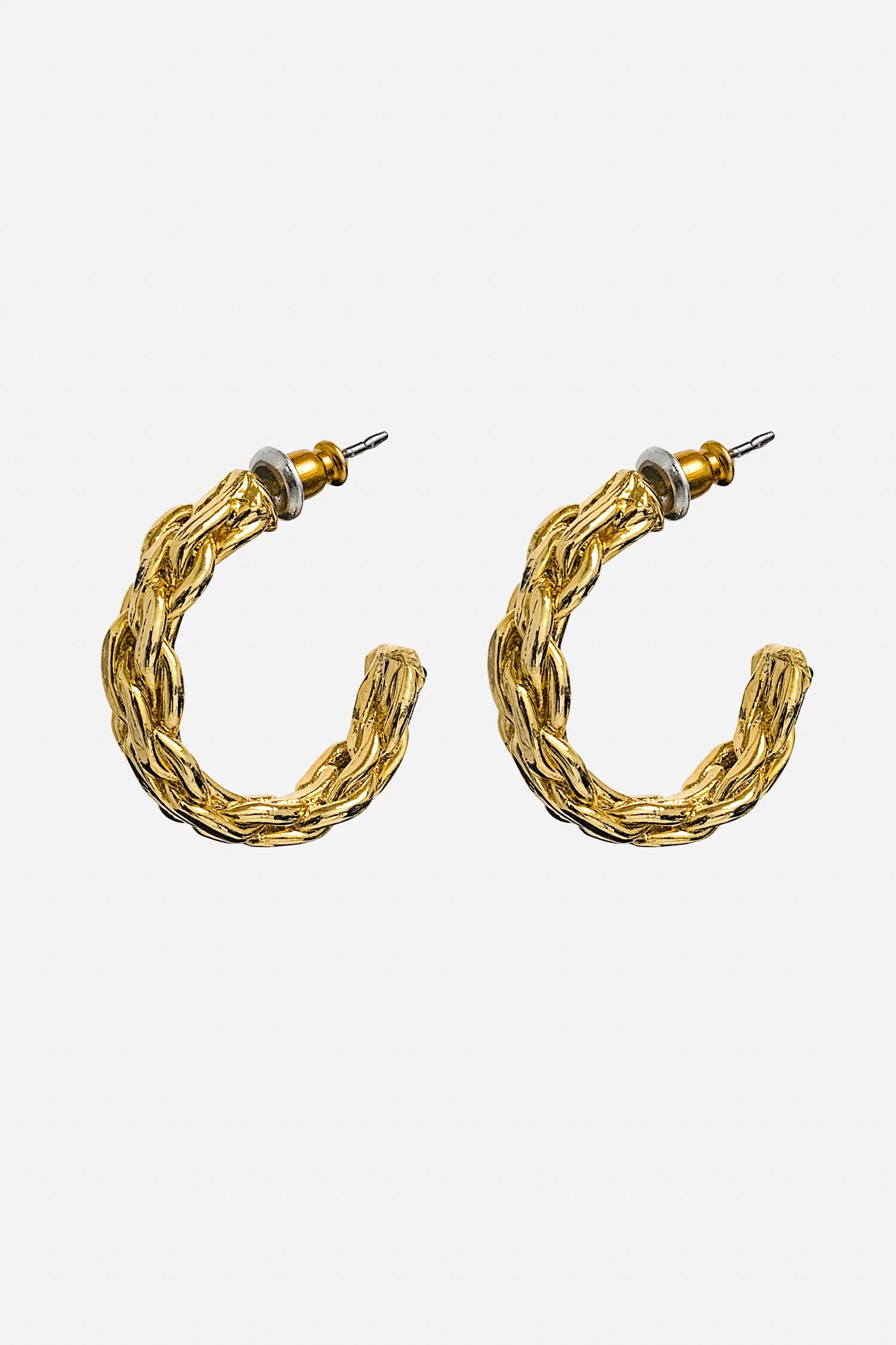 EARBRHOOP - Braided Hoop Earrings - Image 2