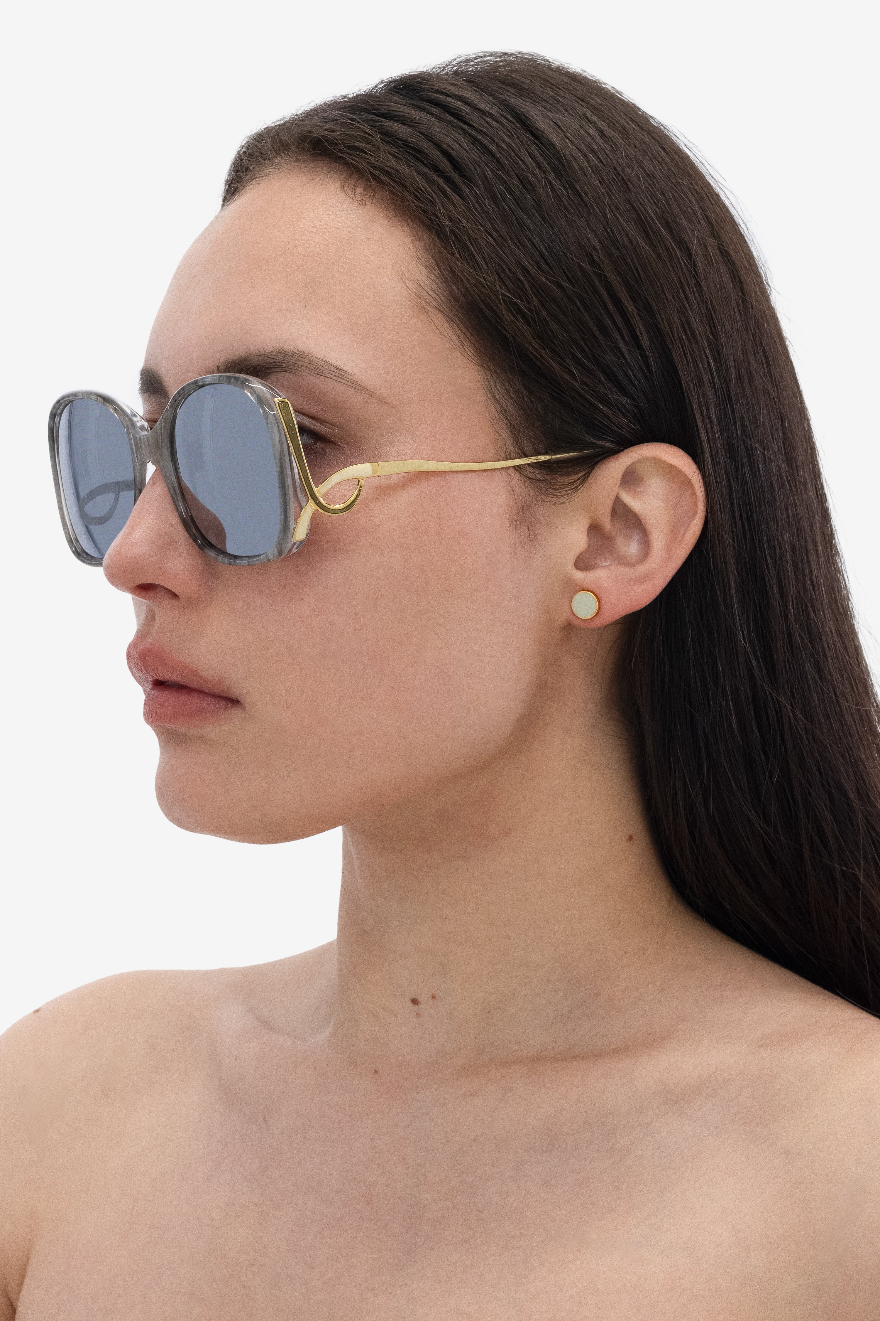 EARES70 - 7mm Enamel Stud Earrings - Image 10