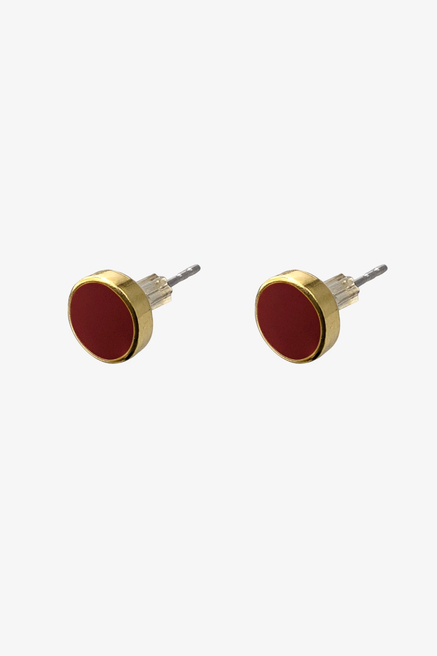 EARES70 - 7mm Enamel Stud Earrings - Image 5