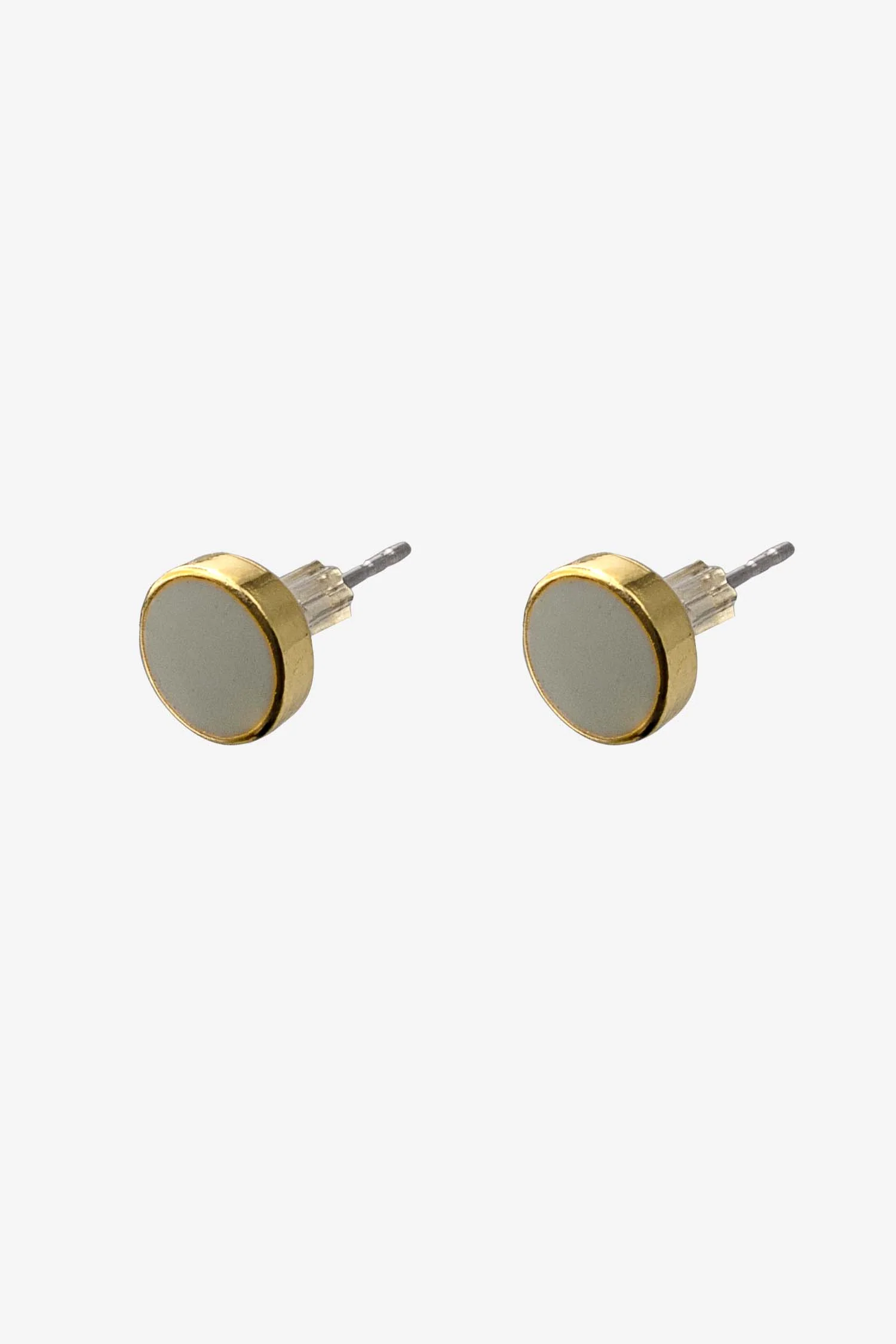 EARES70 - 7mm Enamel Stud Earrings - Image 8
