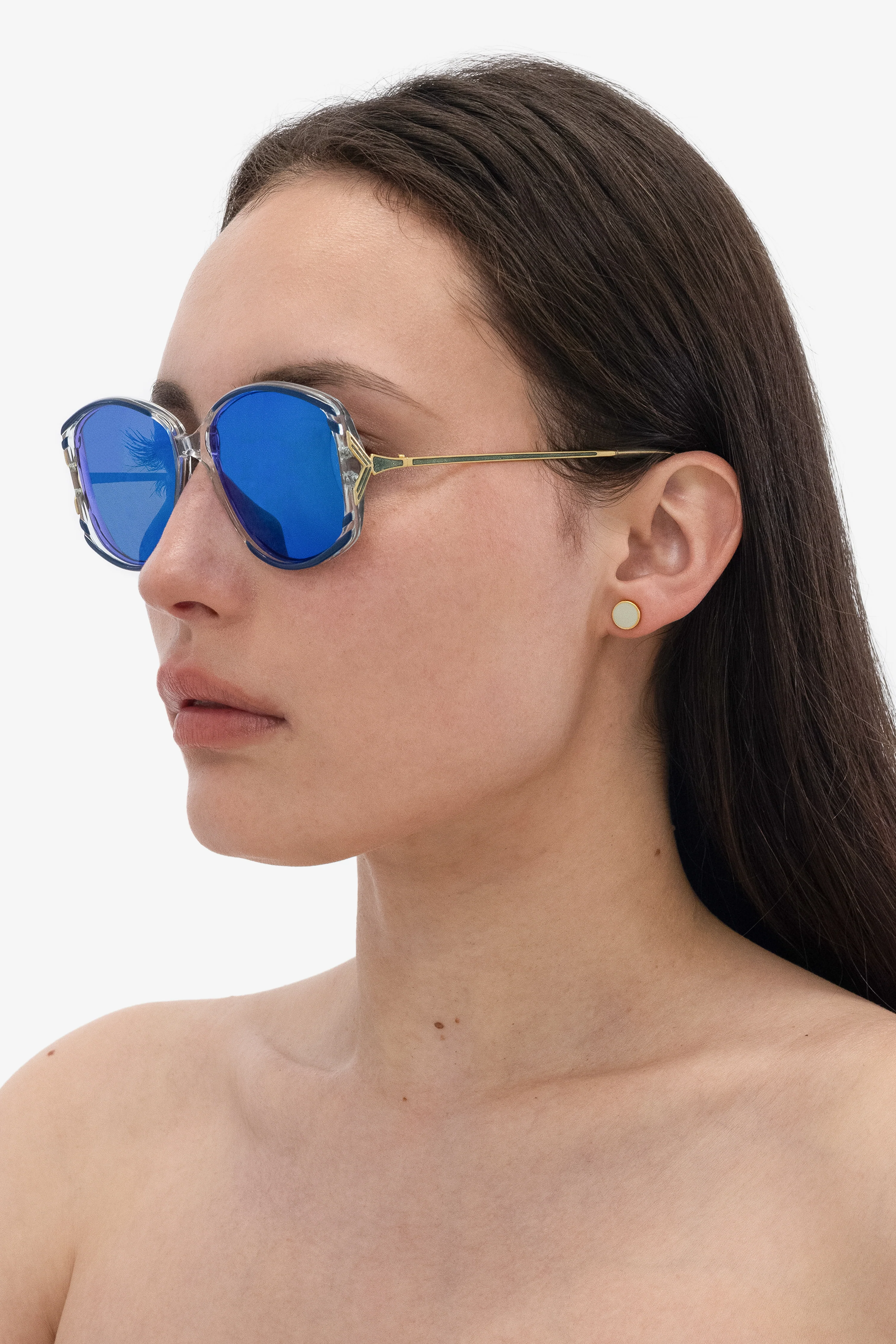 EARES70 - 7mm Enamel Stud Earrings - Image 9