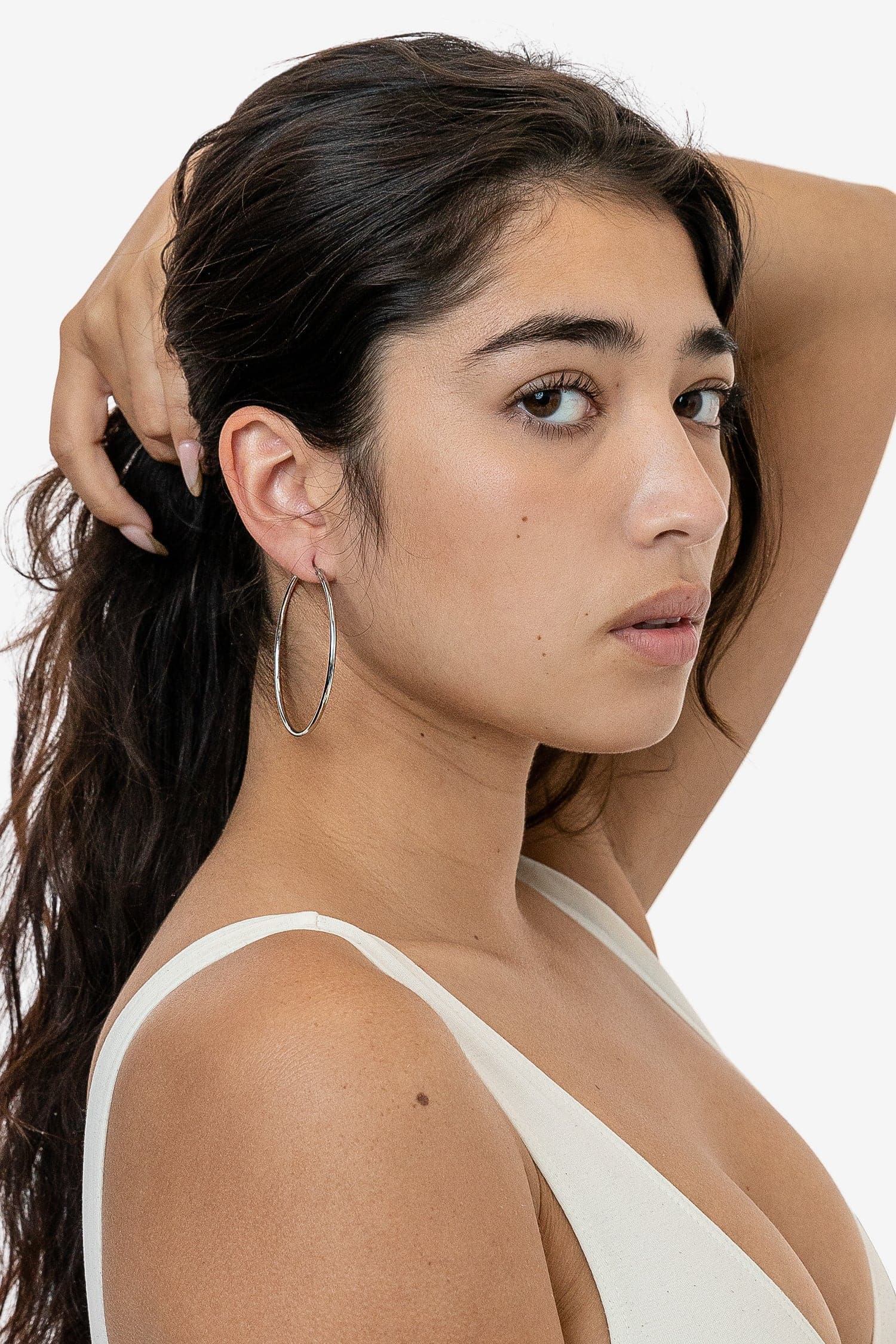 EARHOOP02 - Timeless Large Hoop Earrings - Image 3