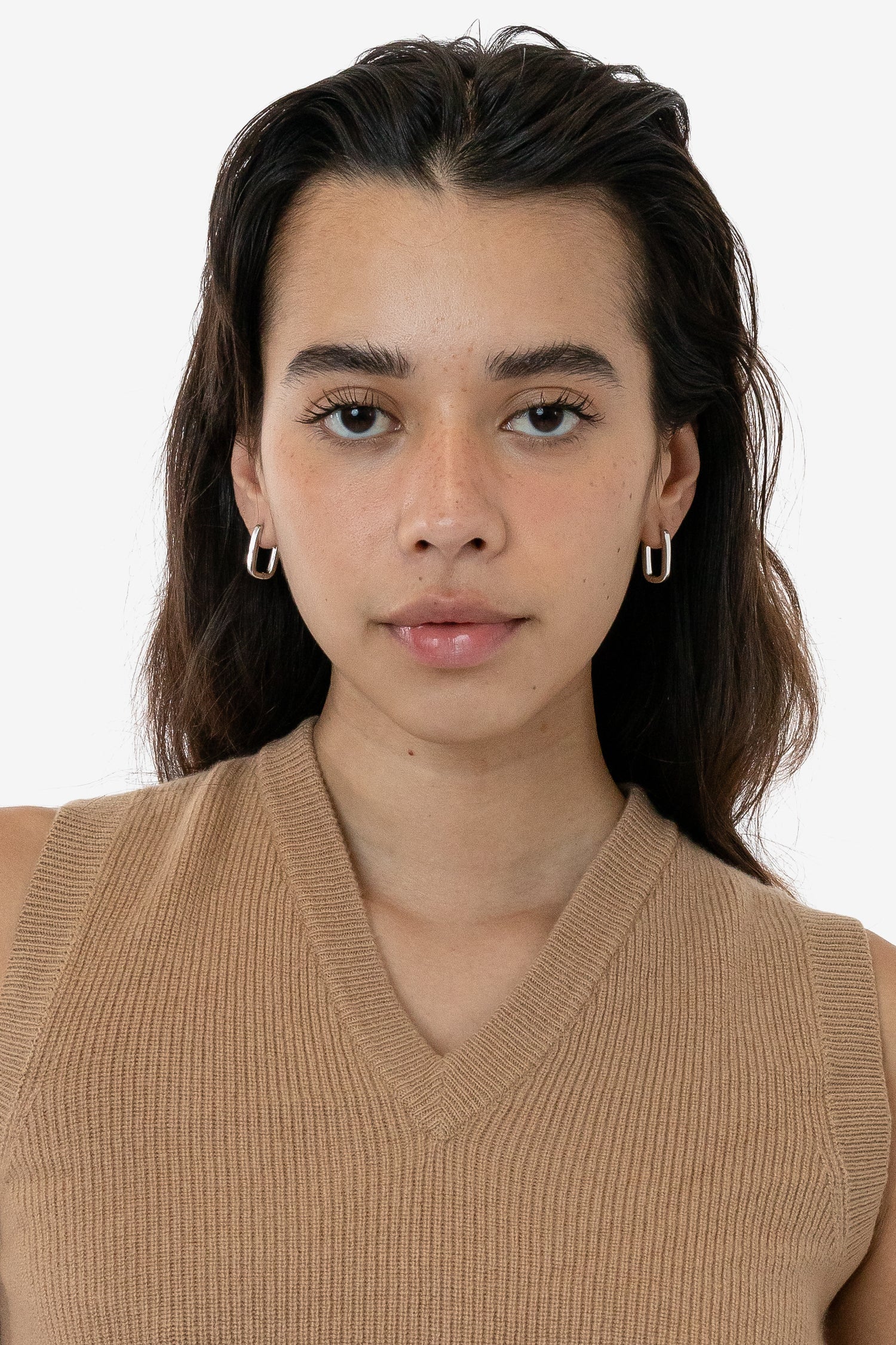 EARHOOPANG - U-Shape Huggie Hoop Earrings - Image 4