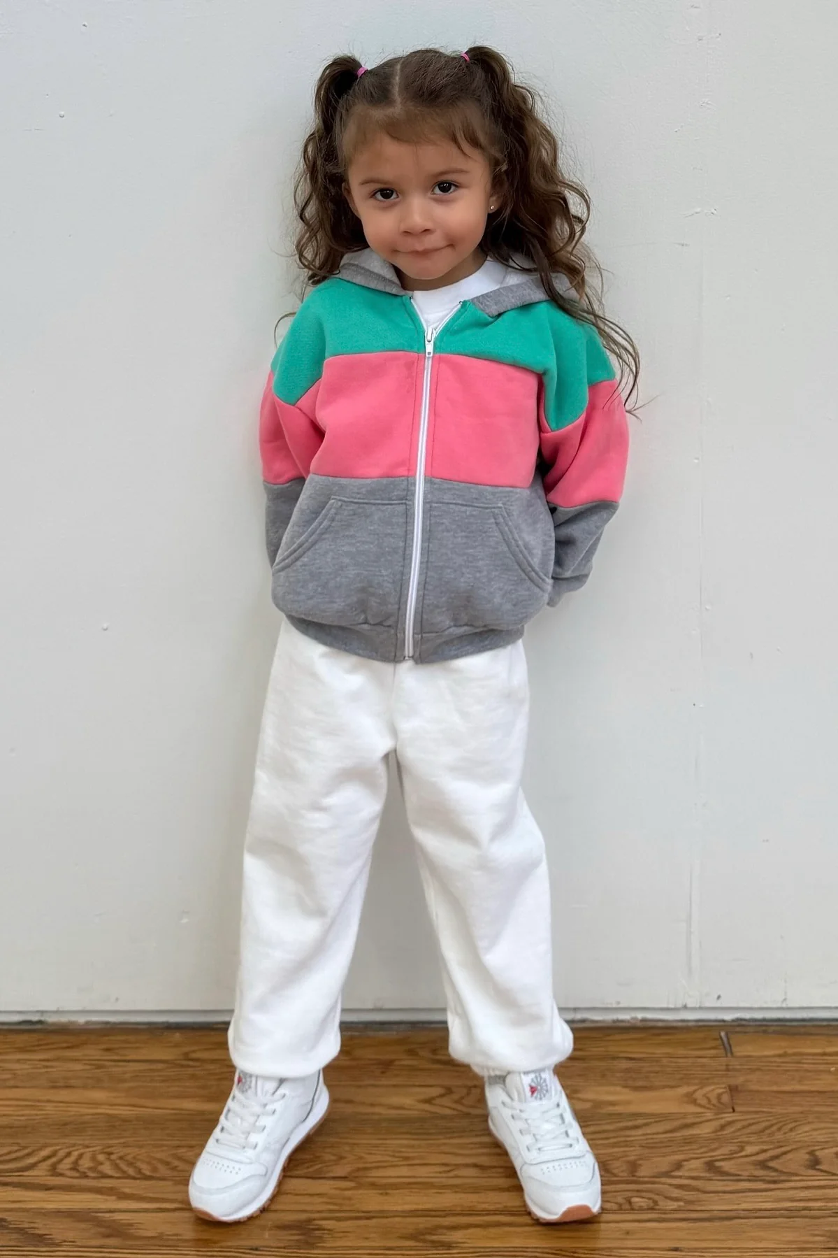 F1097CB - Kids Flex Fleece Color Block Zip Hoodie - Image 14