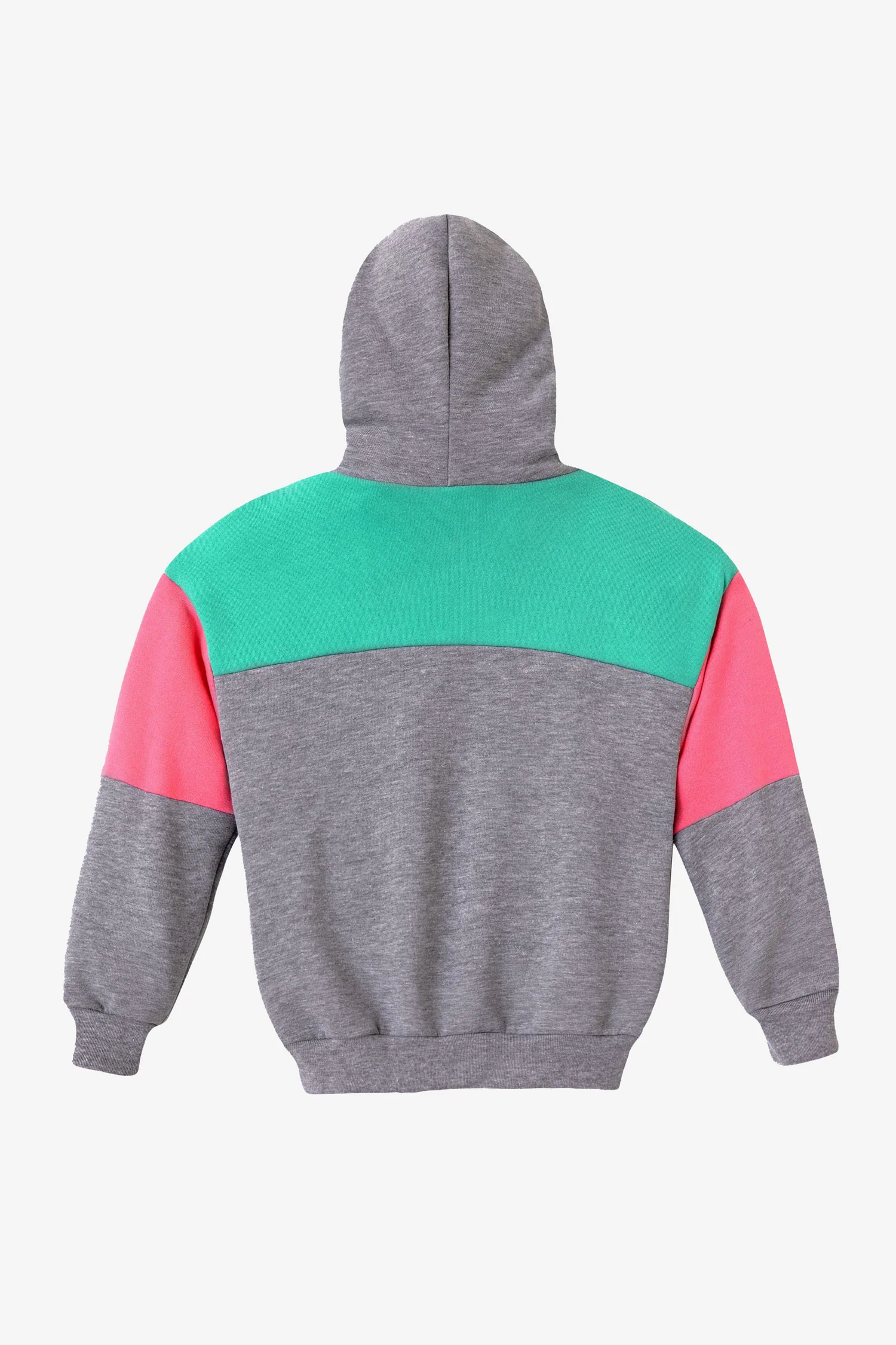 F1097CB - Kids Flex Fleece Color Block Zip Hoodie - Image 7