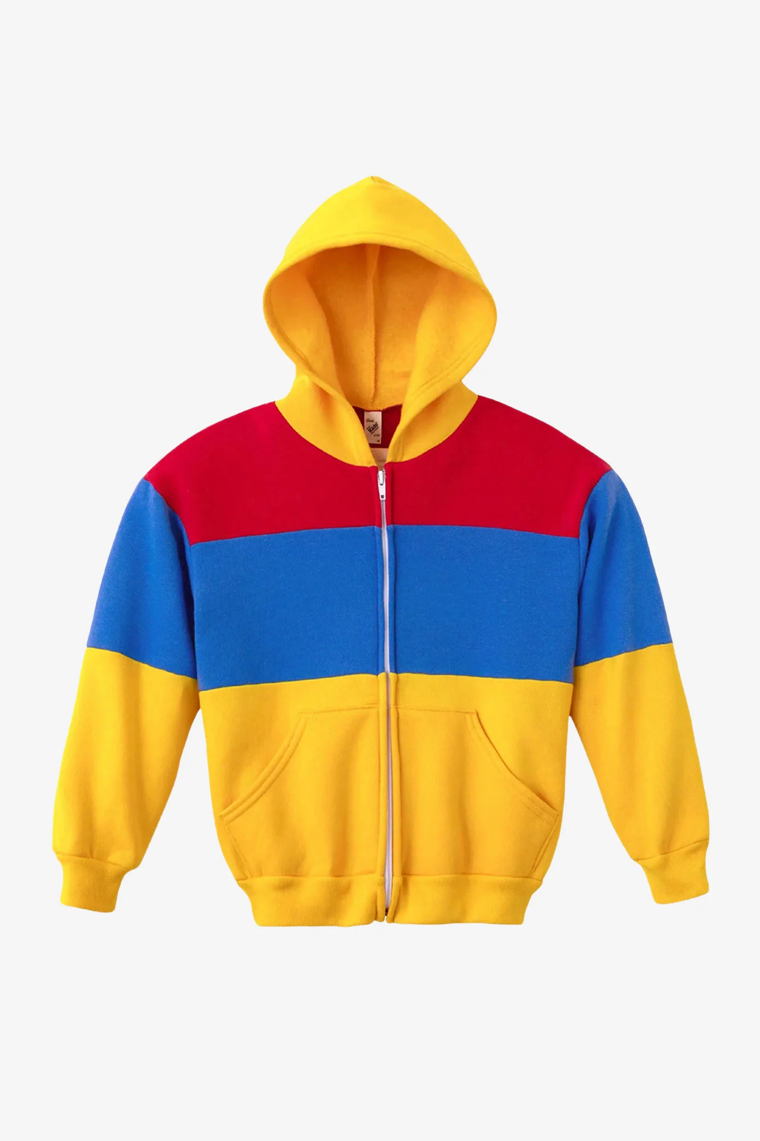 F1097CB - Kids Flex Fleece Color Block Zip Hoodie - Image 8