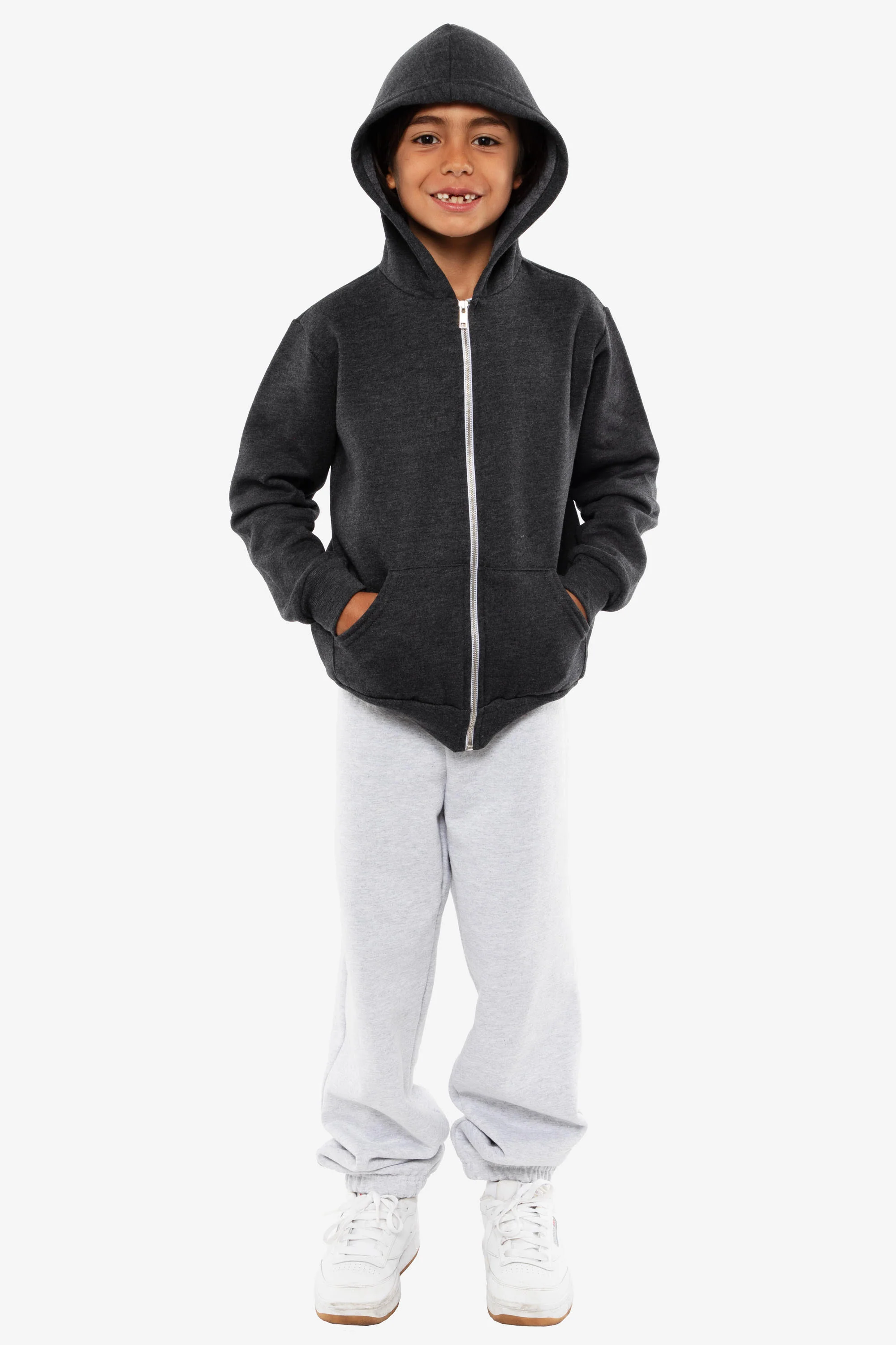 F2097 - Kids Poly Cotton Zip Hoodie - Image 19