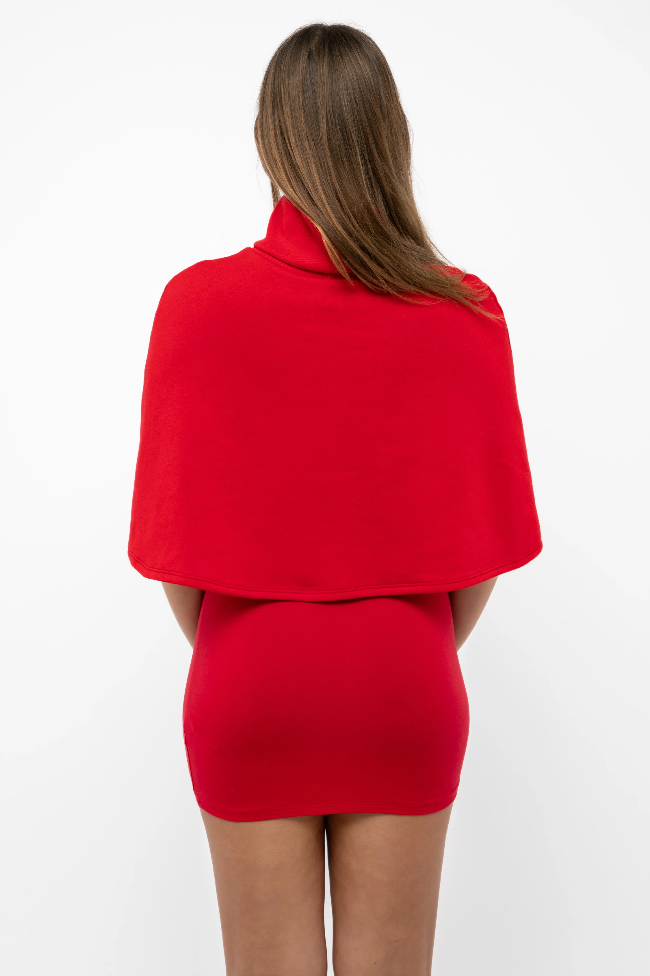 F370 - Flex Fleece Turtleneck Cape - Image 14