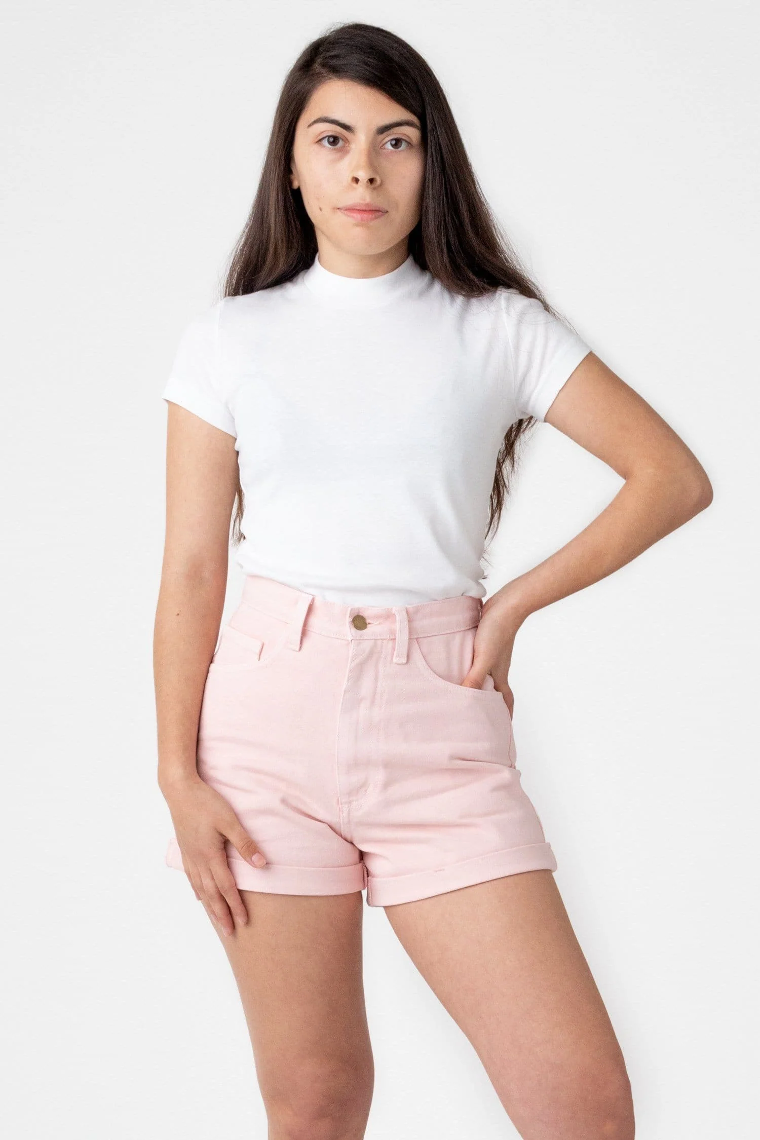 RBDW05GD - Bull Denim Garment Dye Cuff Short - Image 3