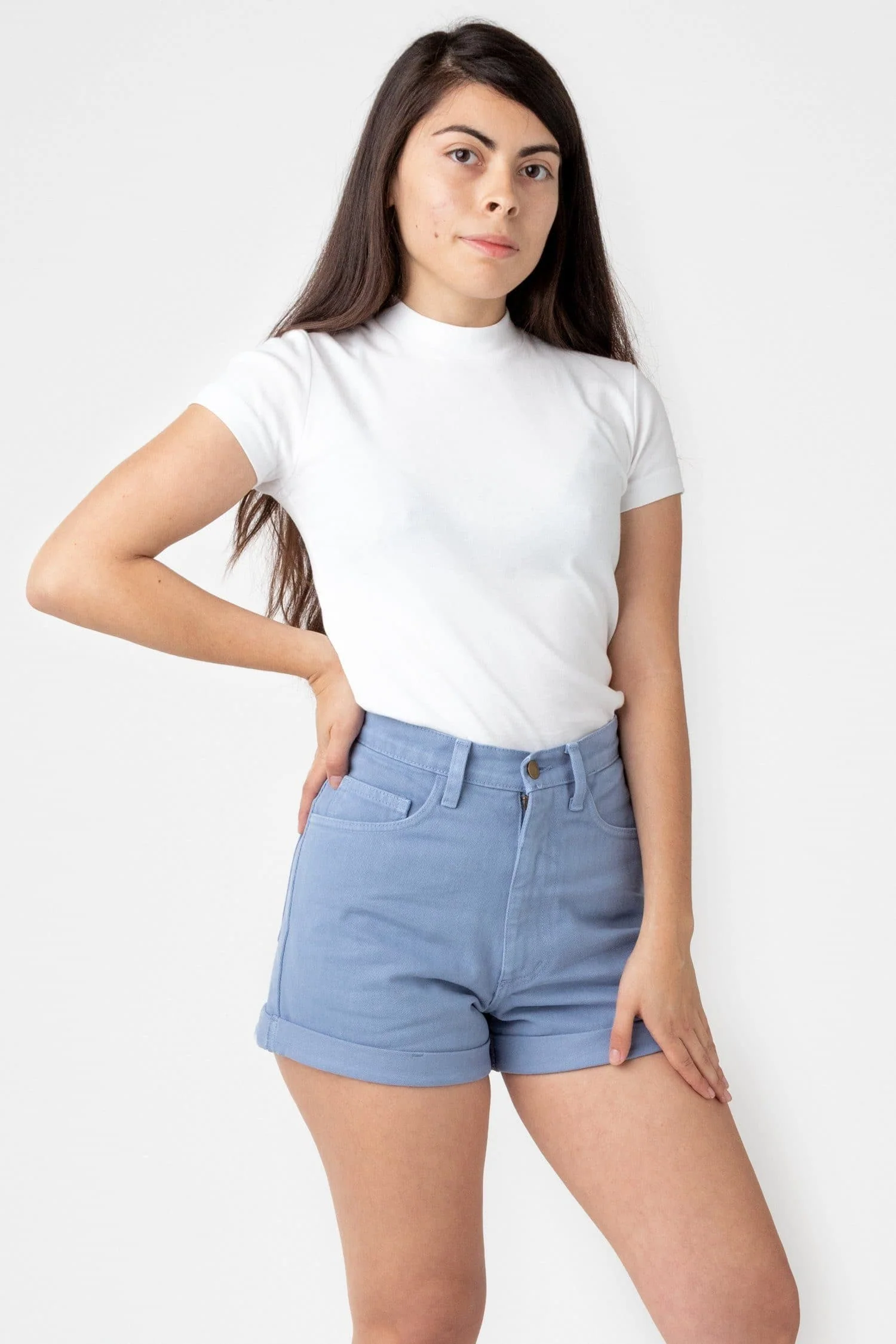 RBDW05GD - Bull Denim Garment Dye Cuff Short - Image 6