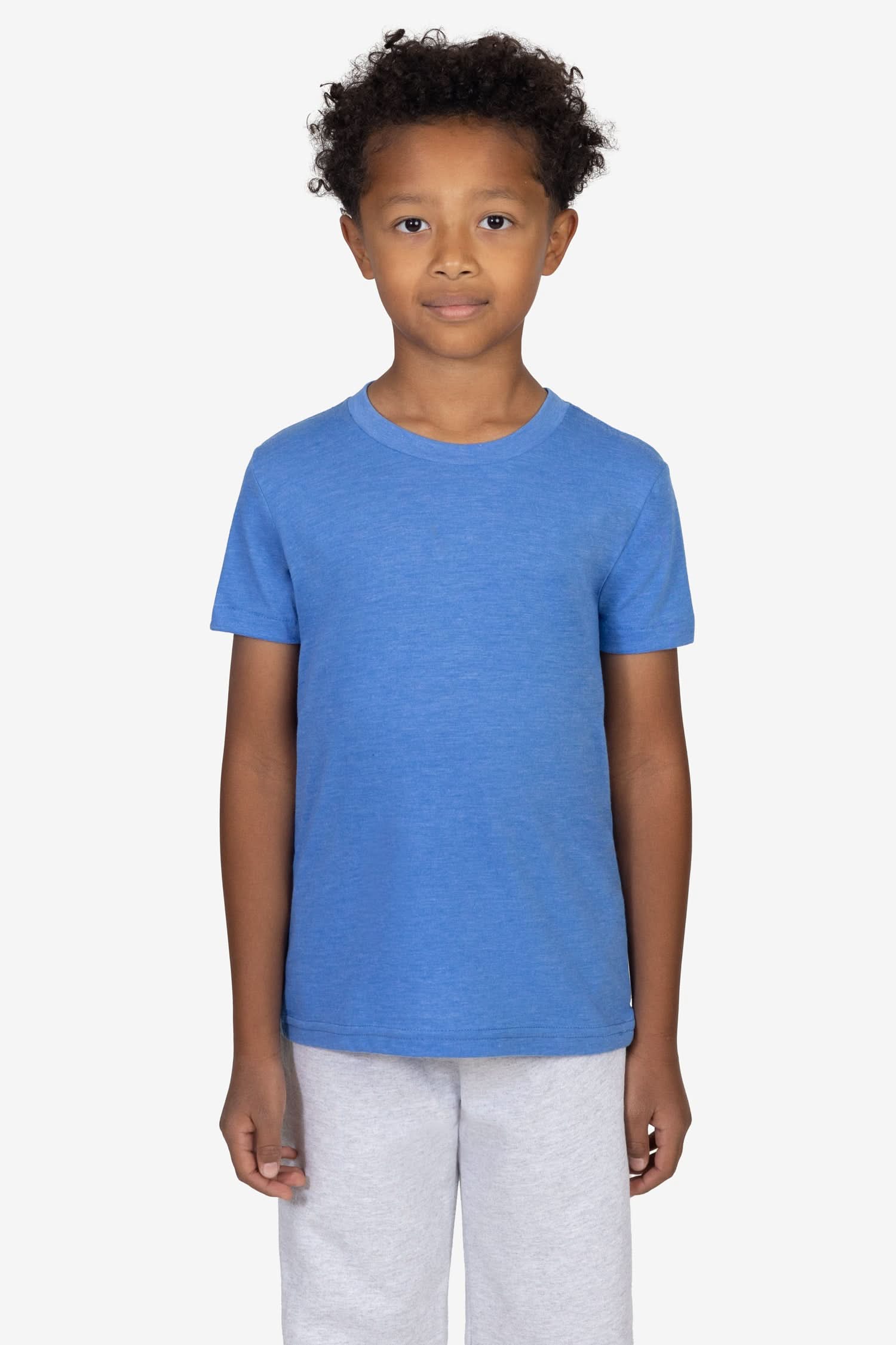 FF2001 - Youth Poly-Cotton Crew Neck T-Shirt - Image 2