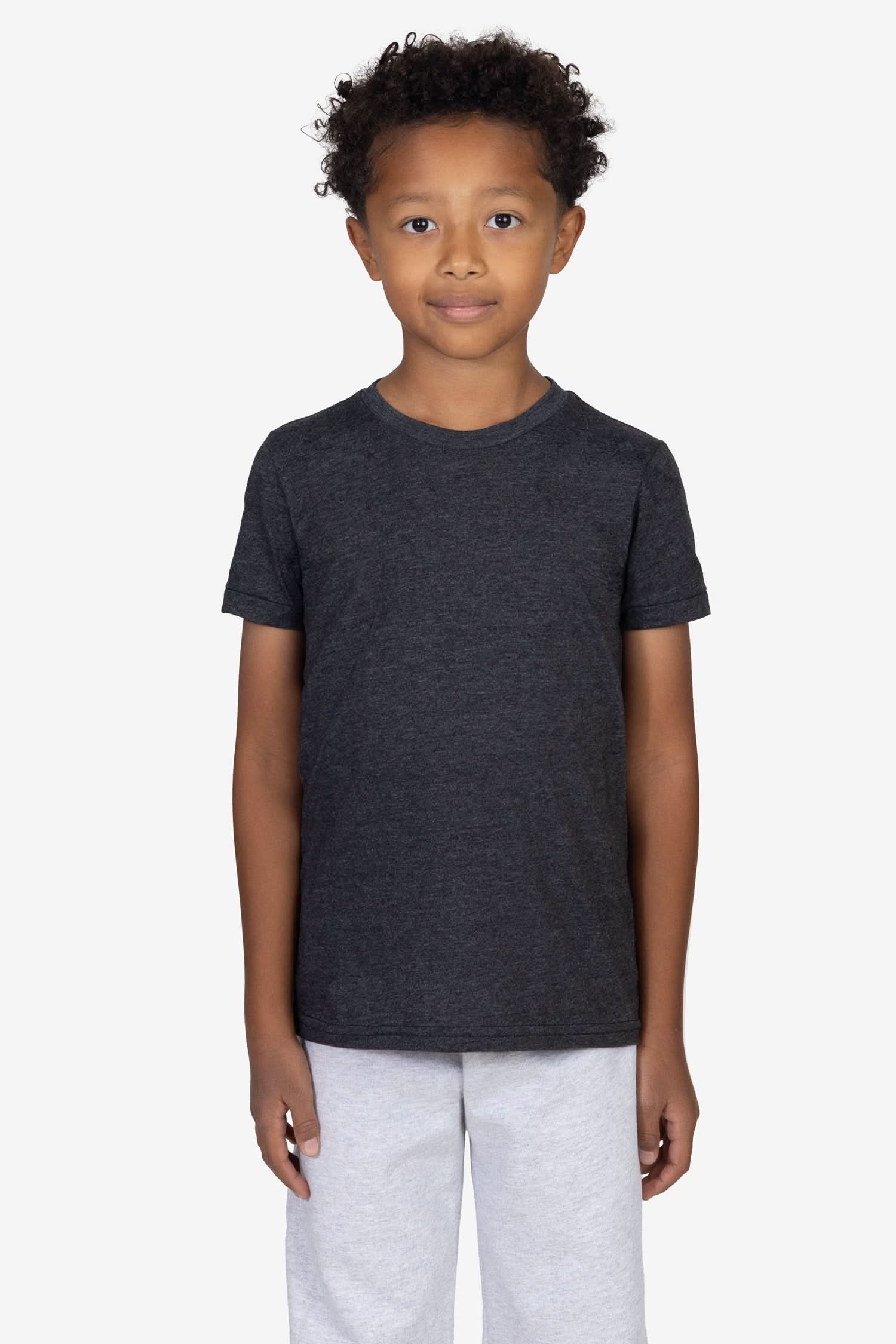 FF2001 - Youth Poly-Cotton Crew Neck T-Shirt - Image 4