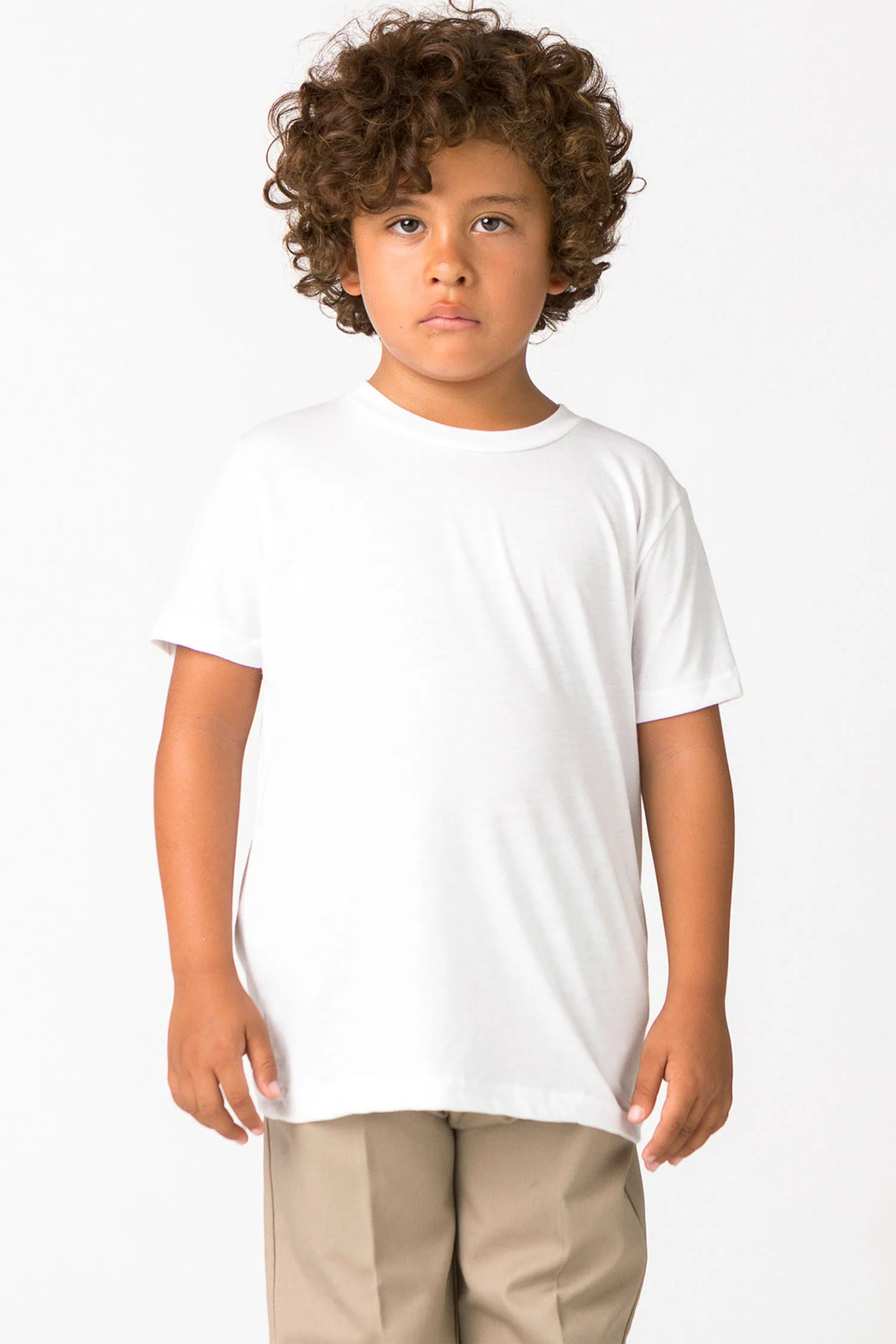 FF2001 - Youth Poly-Cotton Crew Neck T-Shirt - Image 9