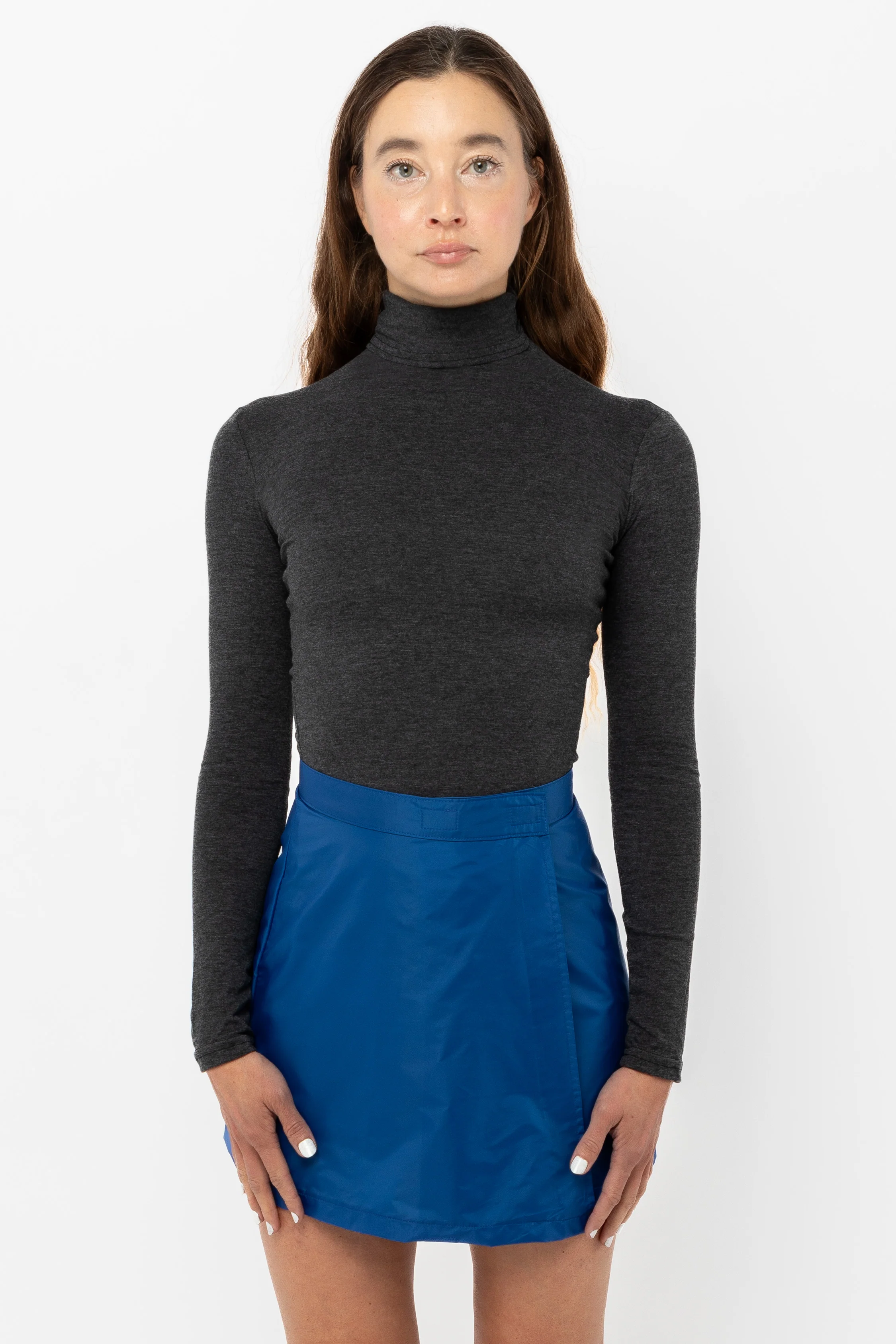 FF306 - 50/50 Poly Cotton Mock Turtleneck - Image 10