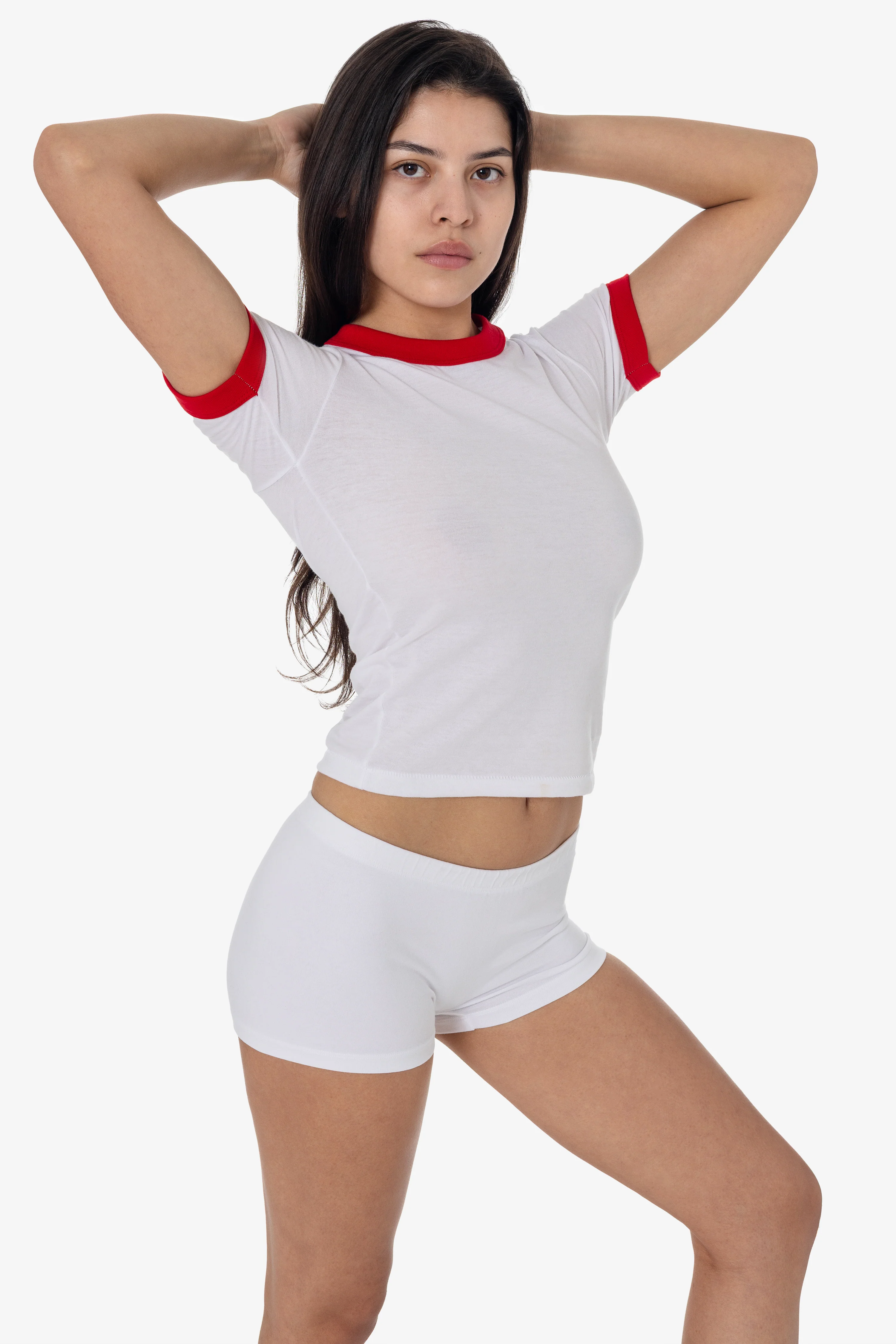 FF310 - Women's Poly Cotton Ringer Tee - Image 13