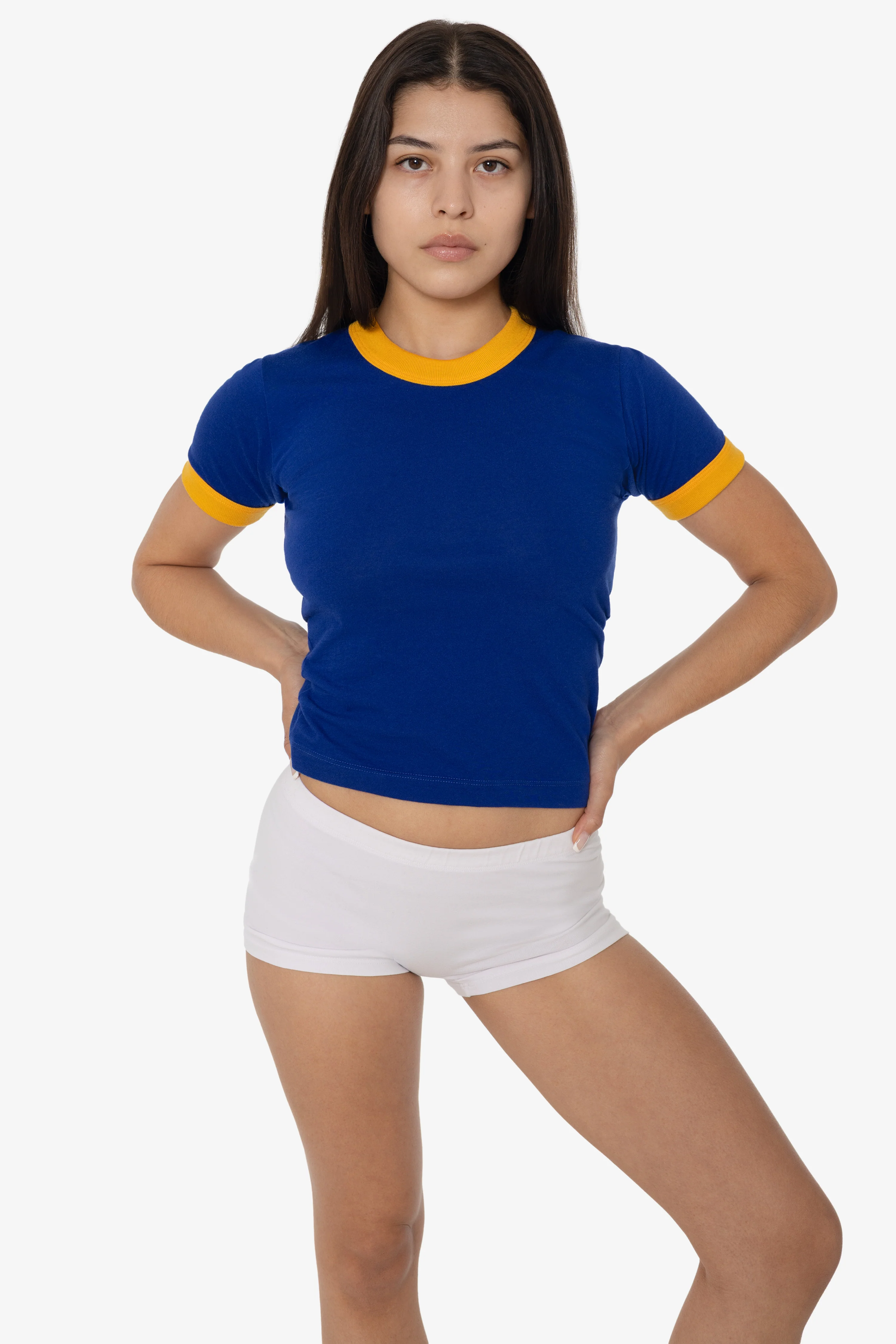 FF310 - Women's Poly Cotton Ringer Tee - Image 15