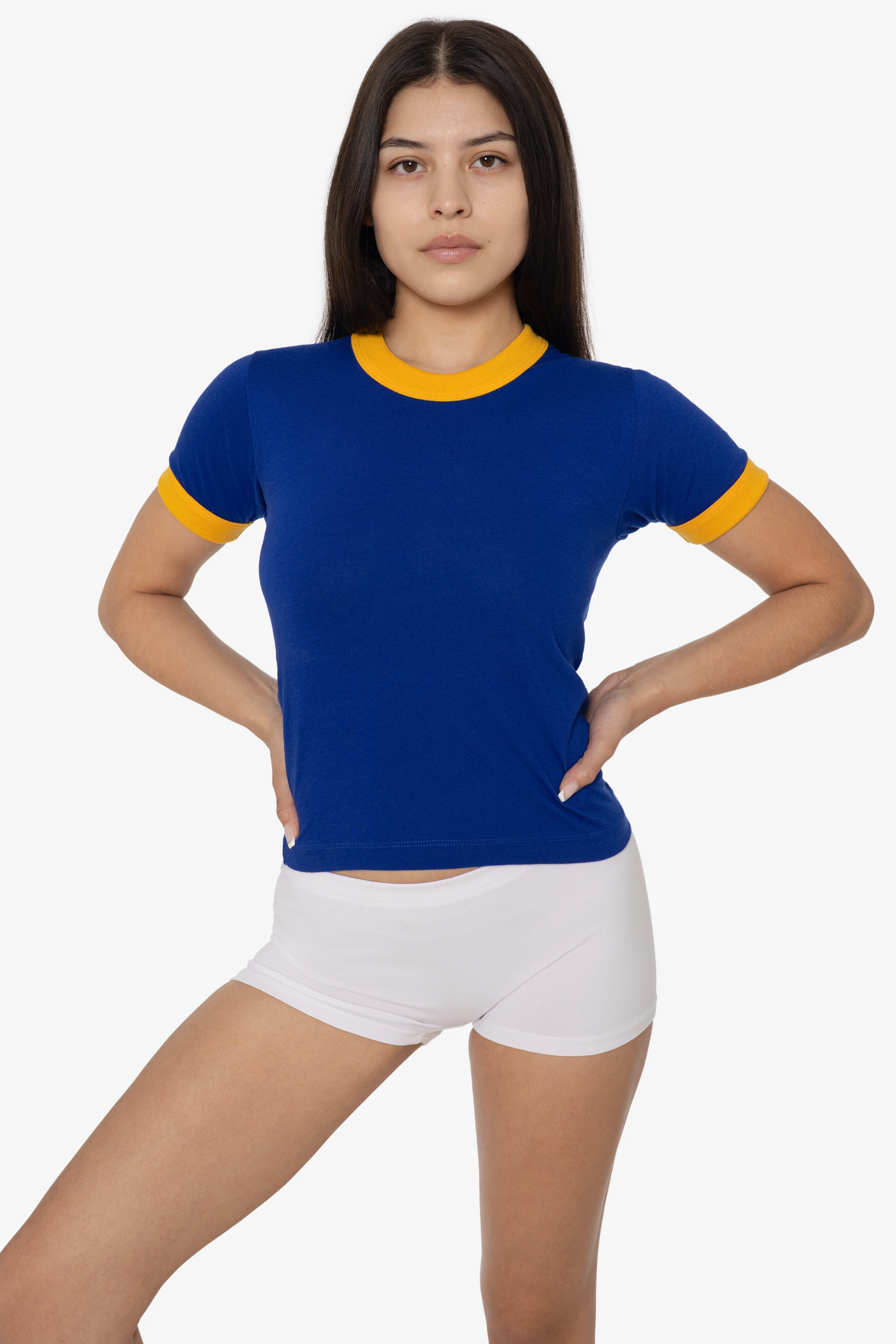 FF310 - Women's Poly Cotton Ringer Tee - Image 18