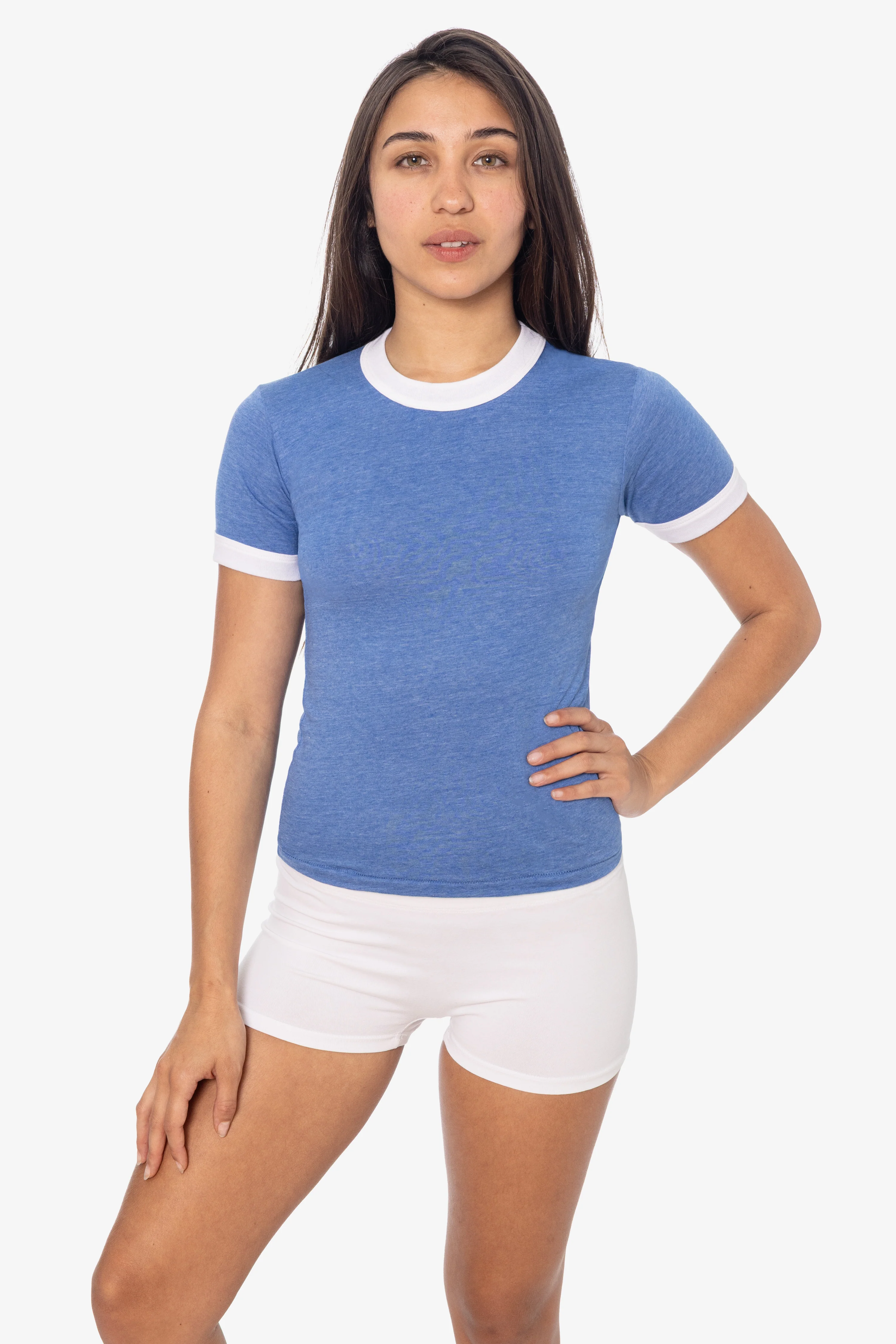 FF310 - Women's Poly Cotton Ringer Tee - Image 2