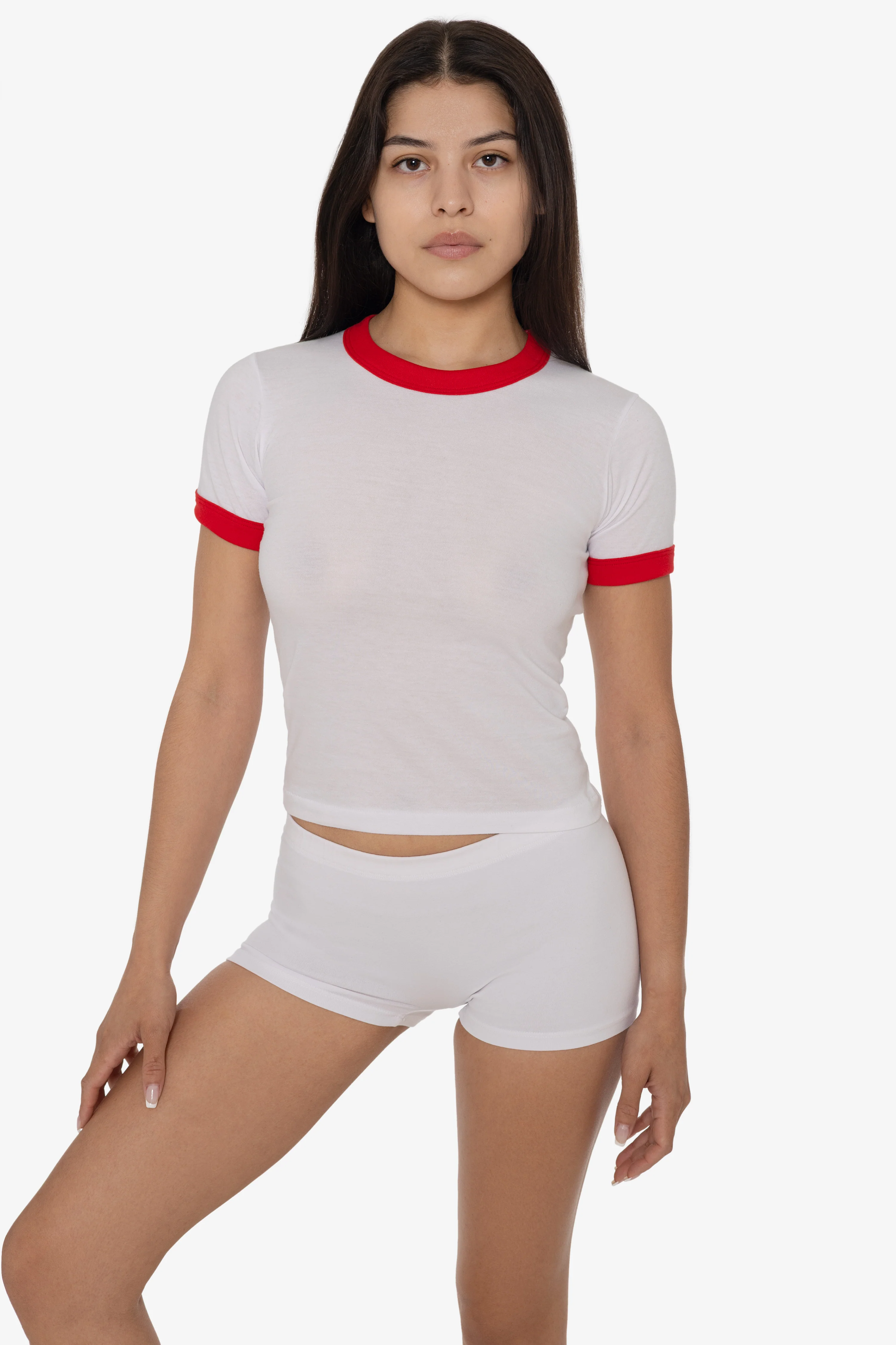 FF310 - Women's Poly Cotton Ringer Tee - Image 21