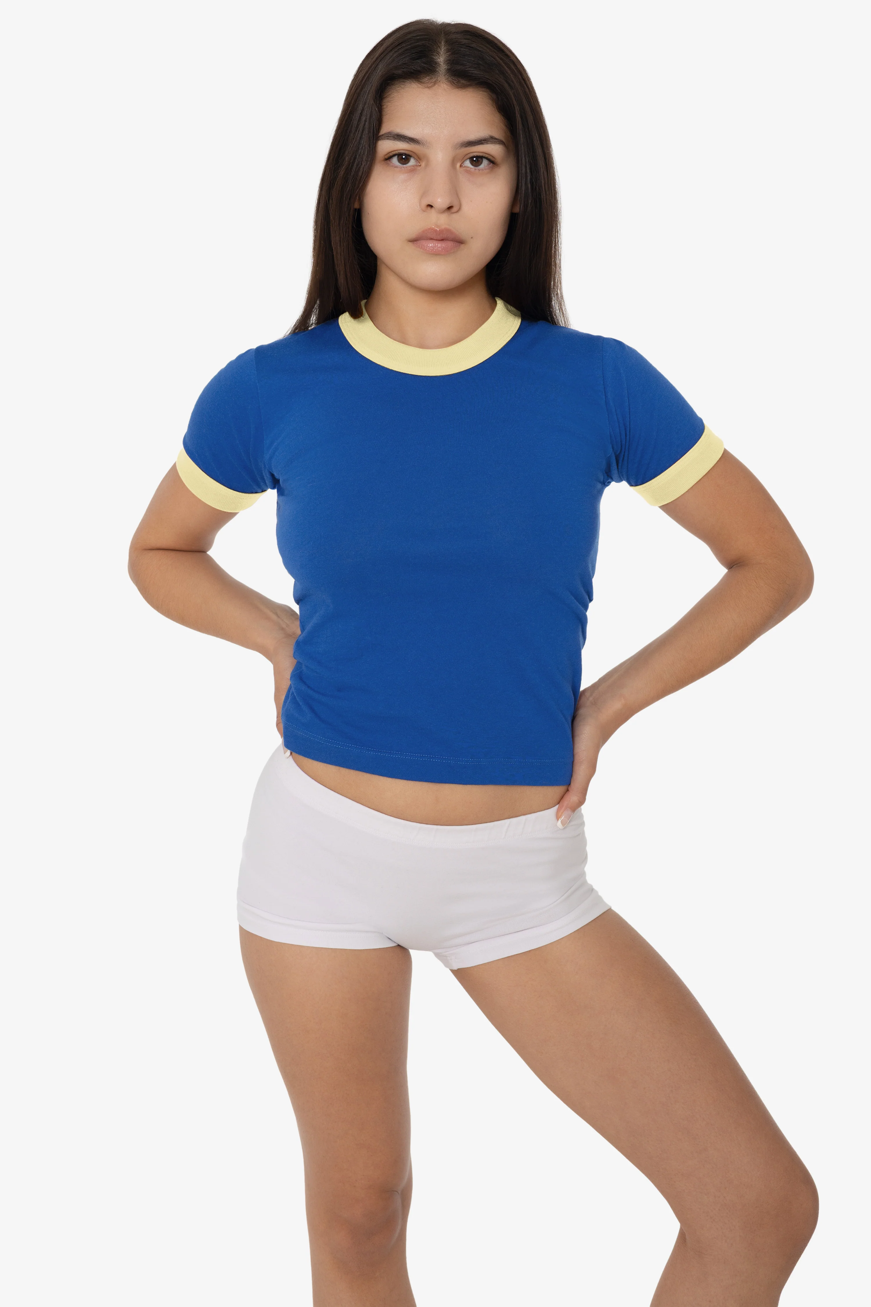 FF310 - Women's Poly Cotton Ringer Tee - Image 26