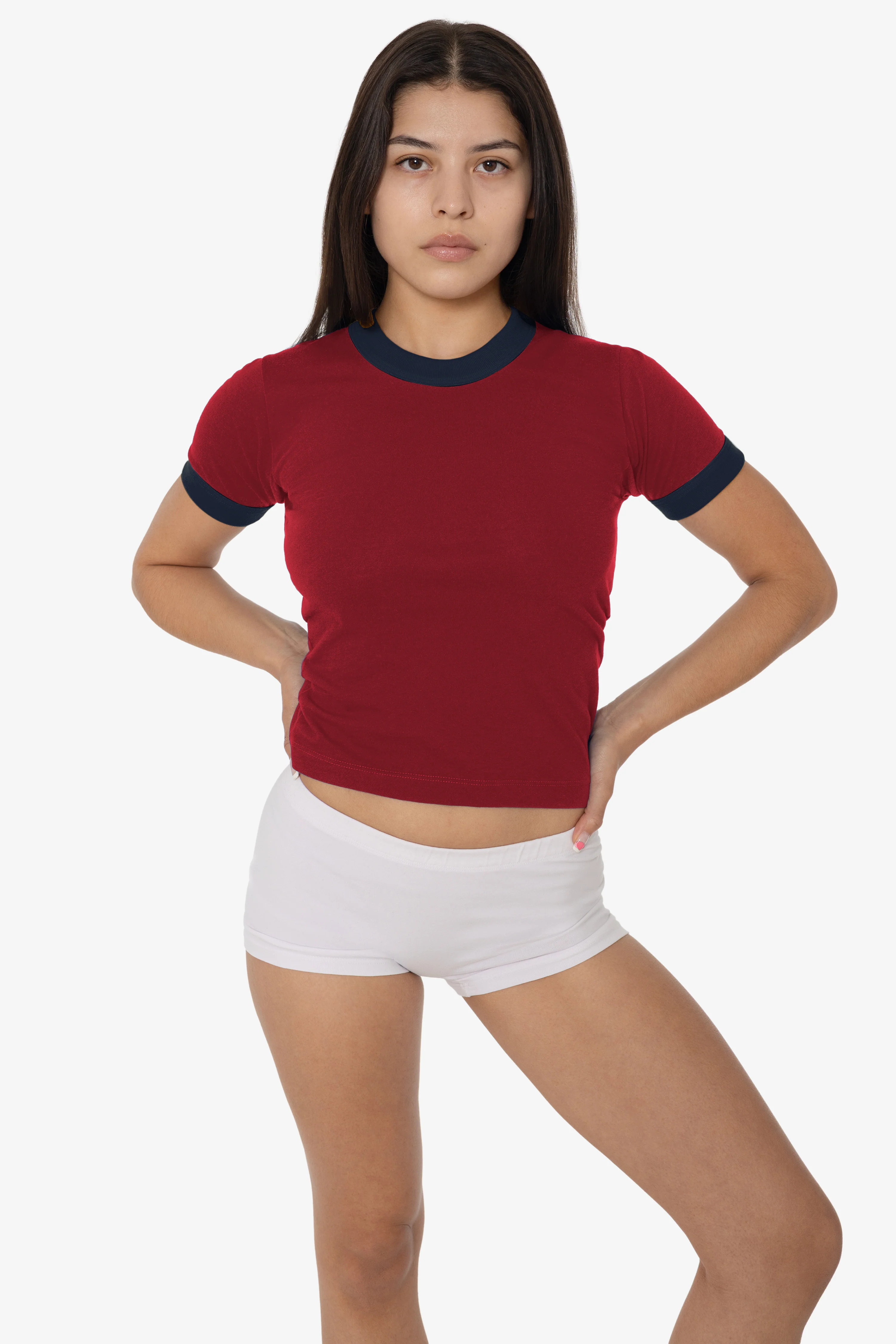 FF310 - Women's Poly Cotton Ringer Tee - Image 29