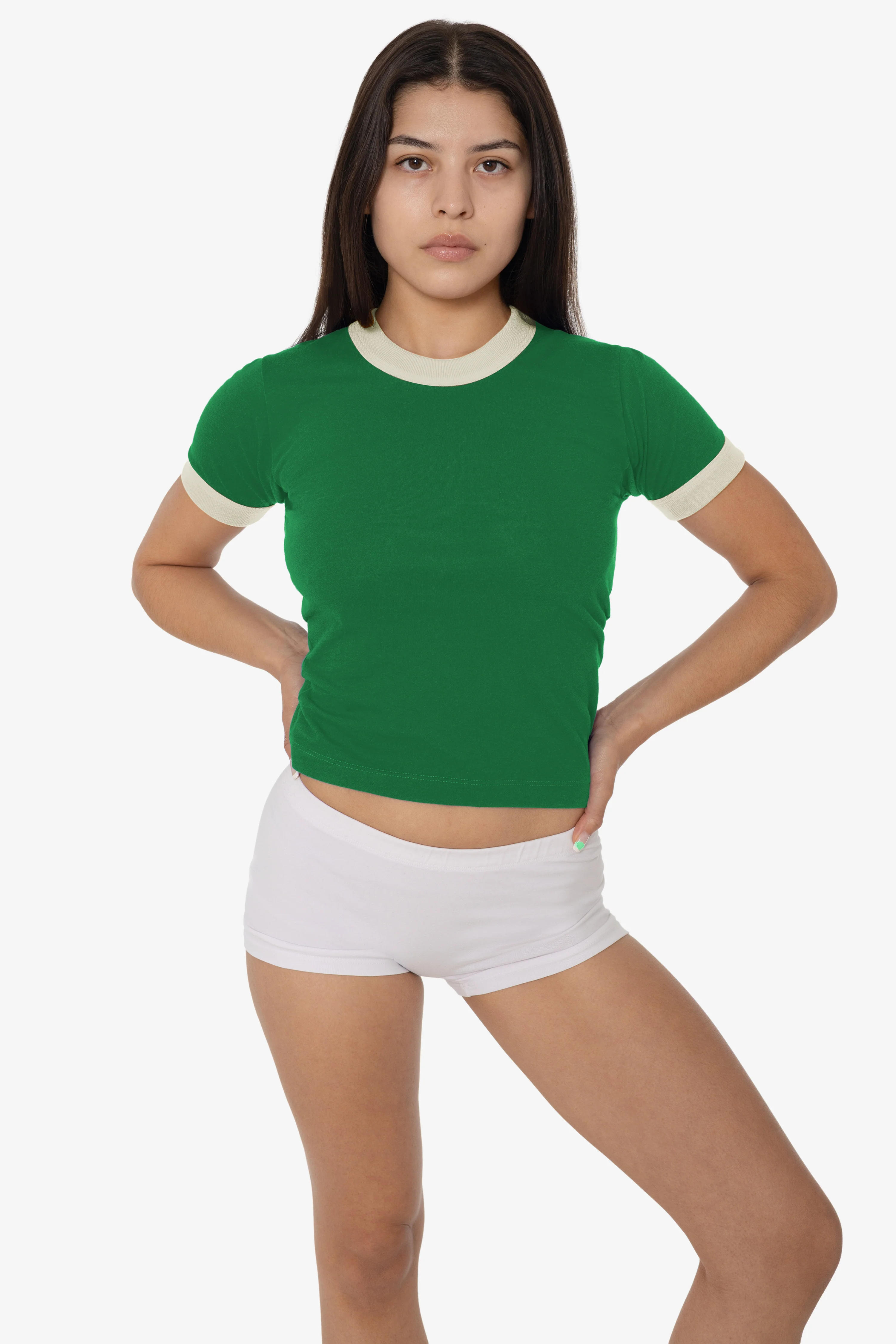 FF310 - Women's Poly Cotton Ringer Tee - Image 34