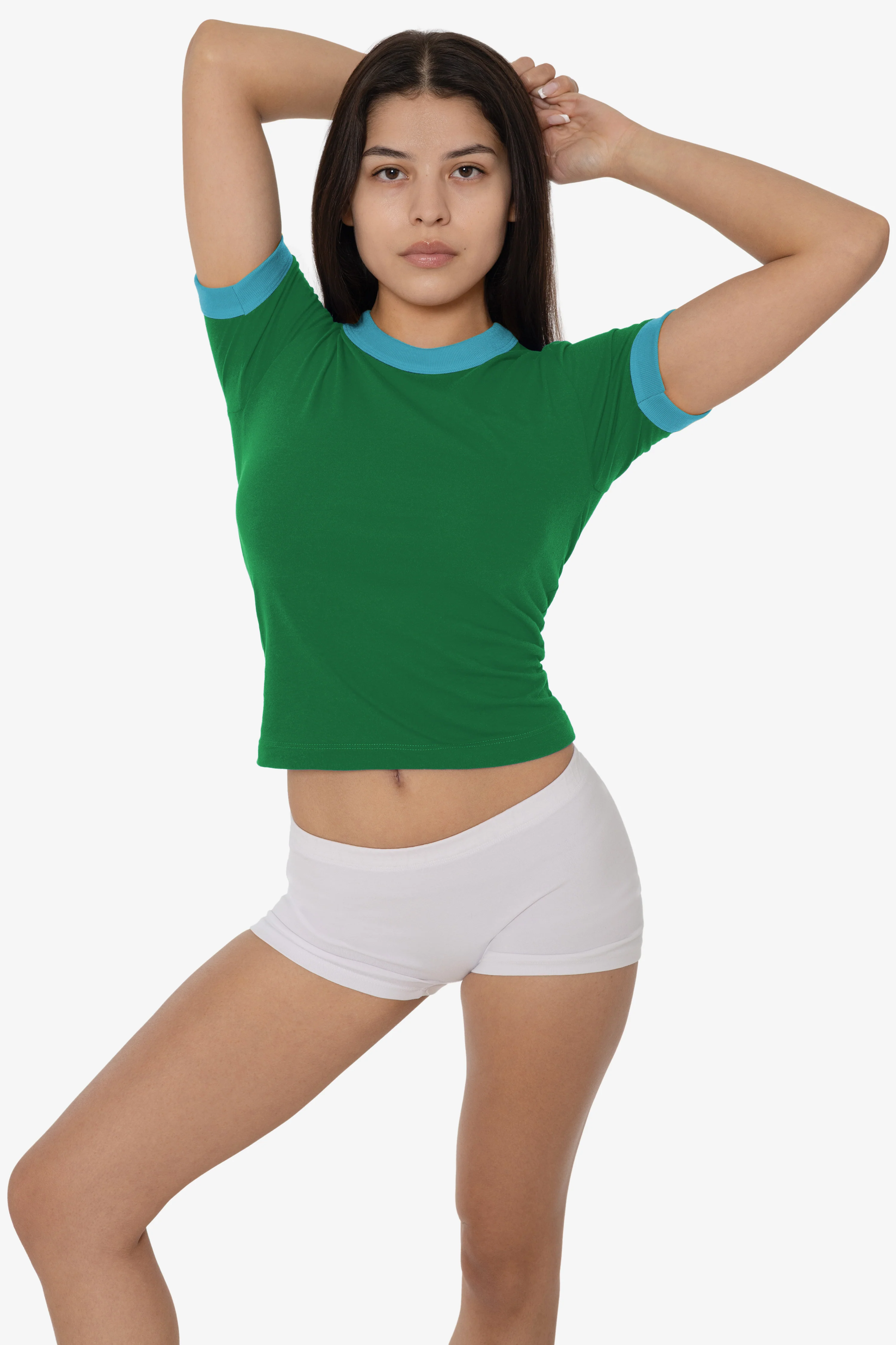 FF310 - Women's Poly Cotton Ringer Tee - Image 35
