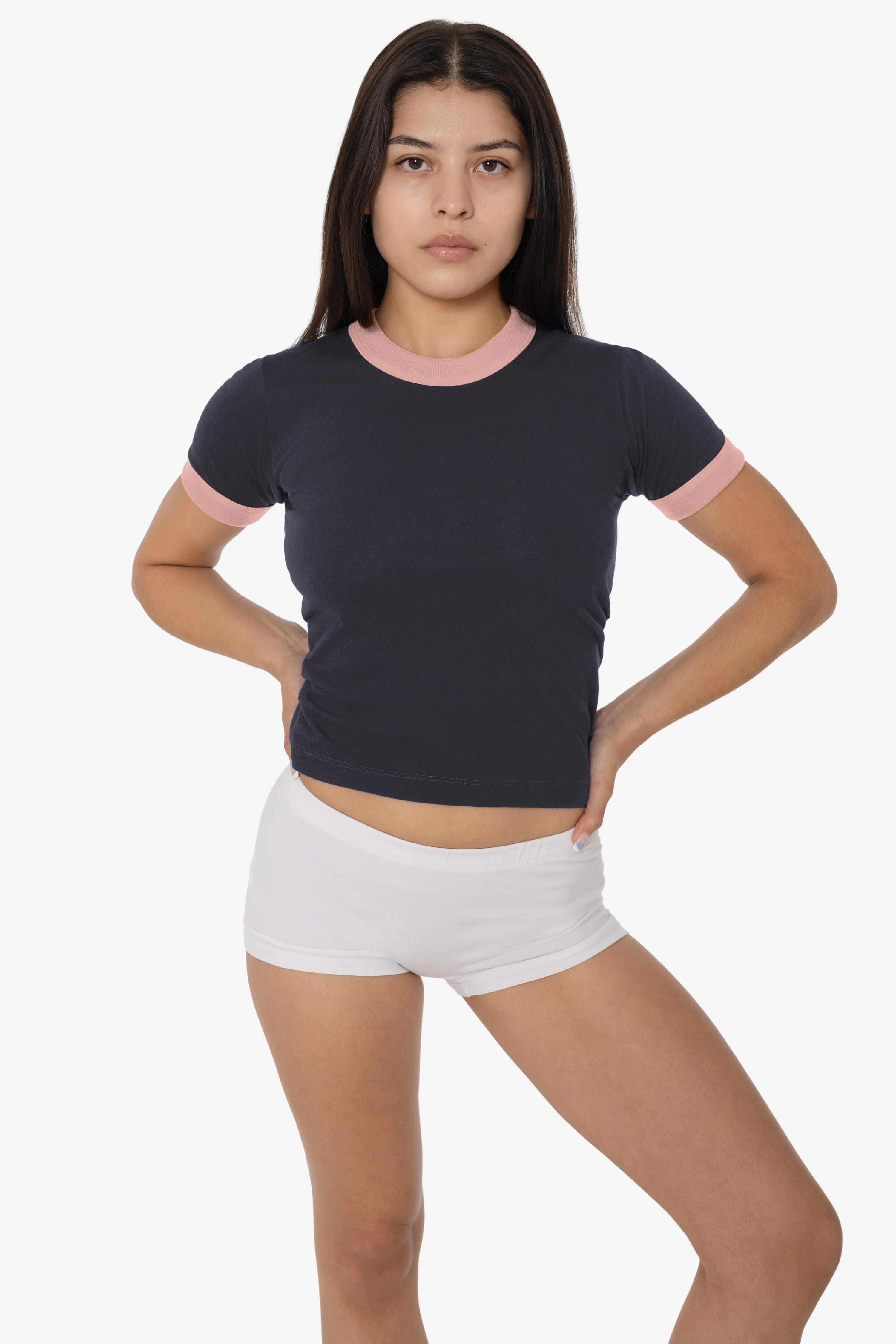 FF310 - Women's Poly Cotton Ringer Tee - Image 38