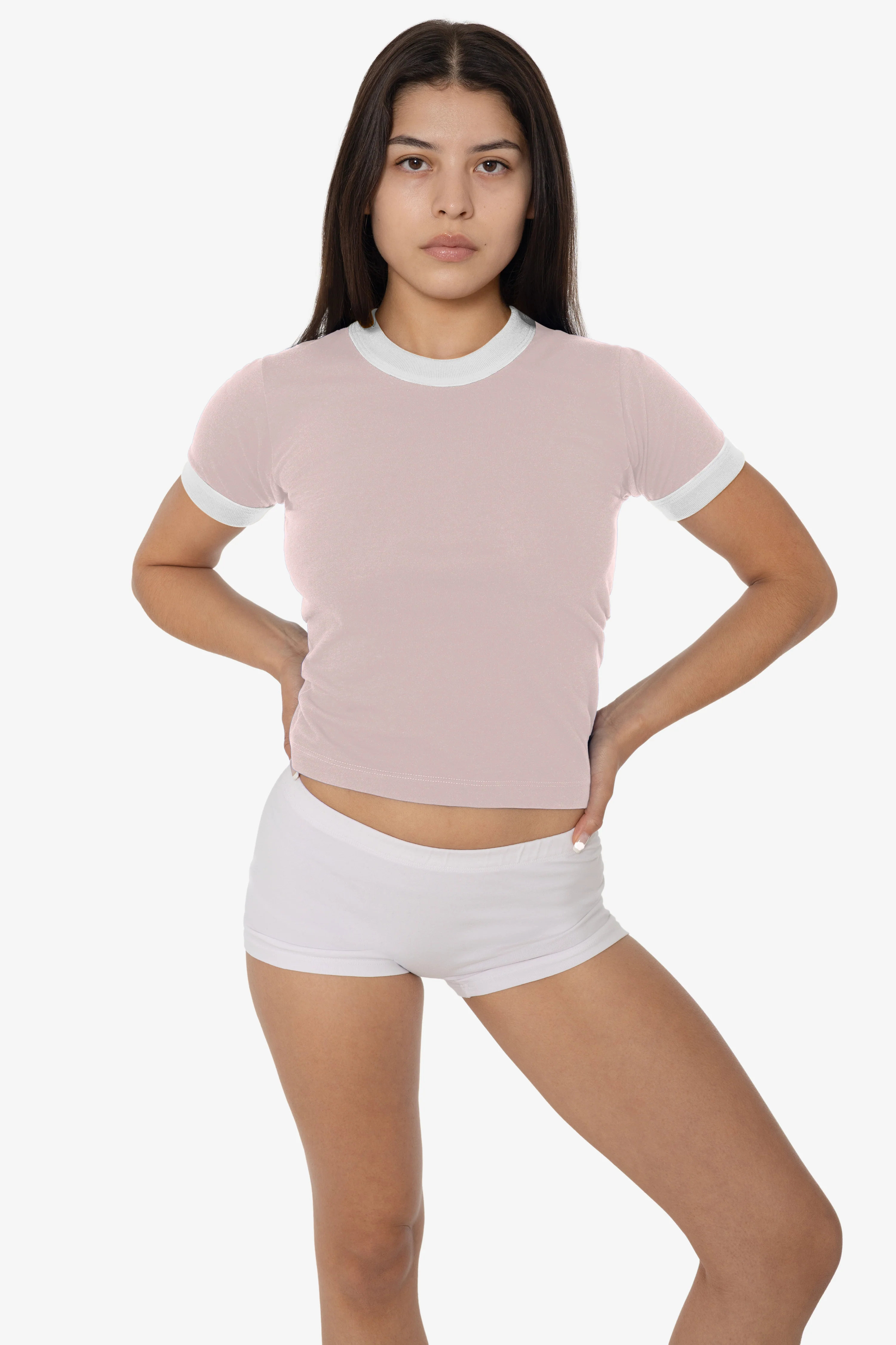FF310 - Women's Poly Cotton Ringer Tee - Image 40