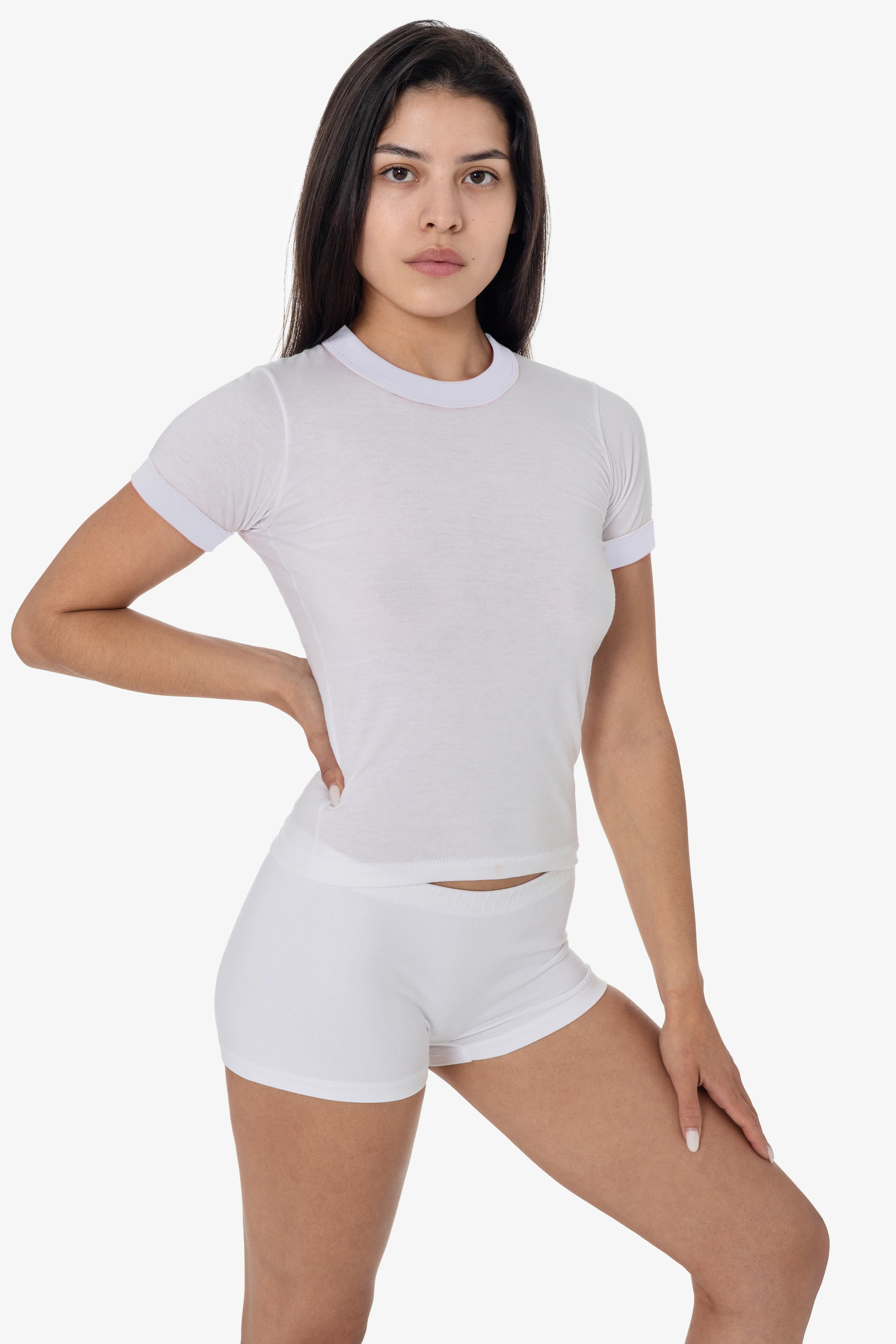 FF310 - Women's Poly Cotton Ringer Tee - Image 41