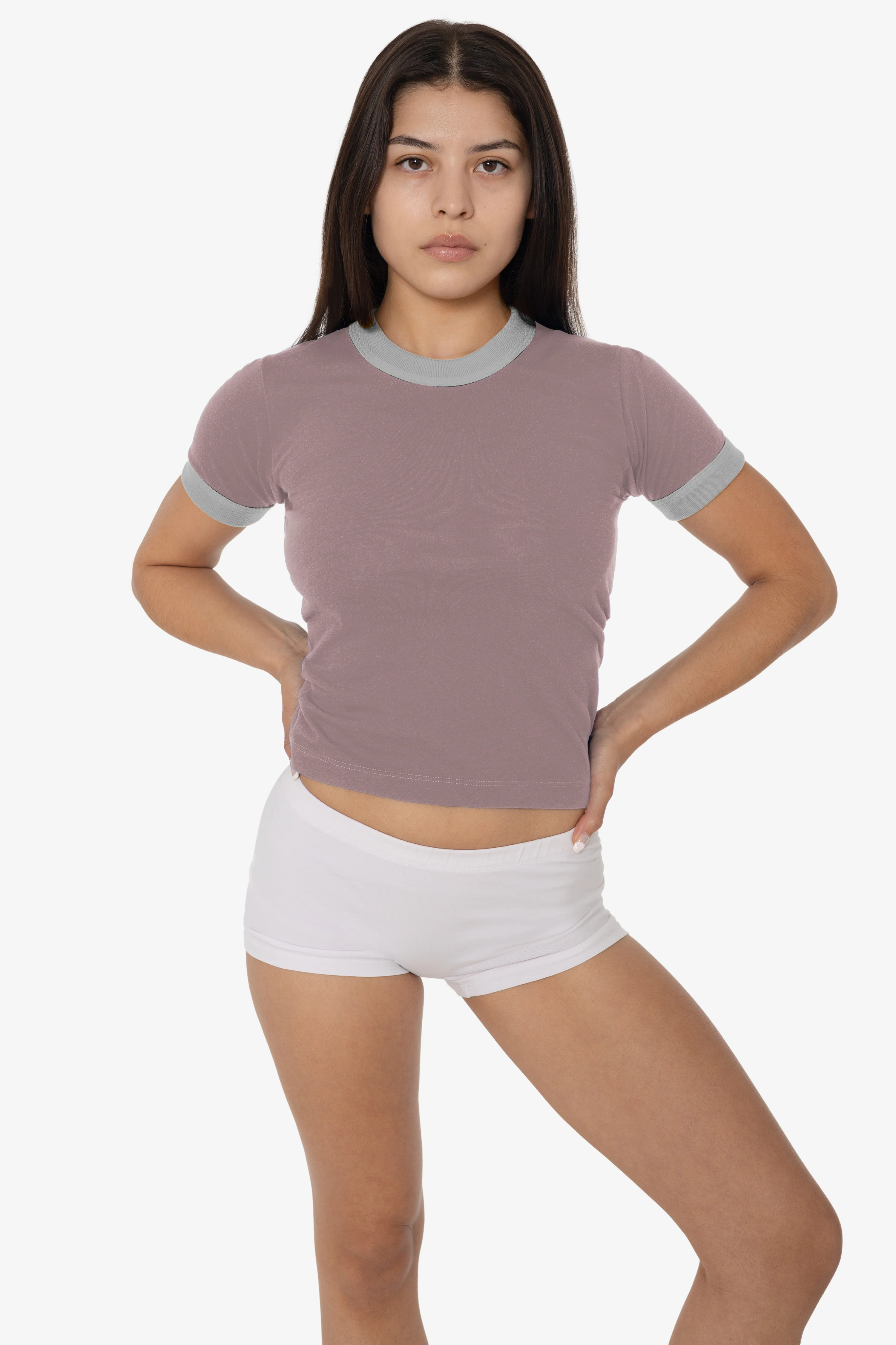 FF310 - Women's Poly Cotton Ringer Tee - Image 43