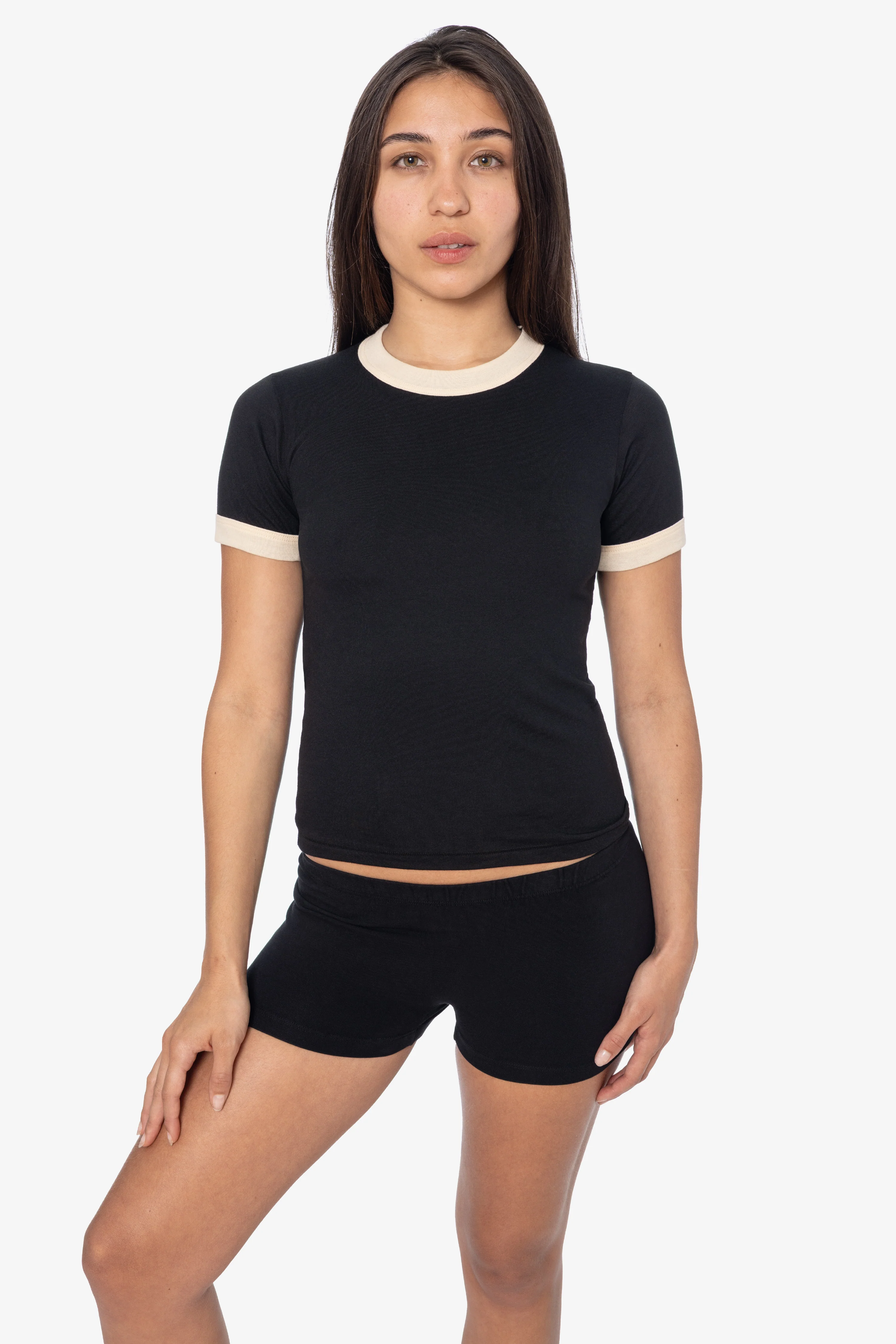 FF310 - Women's Poly Cotton Ringer Tee - Image 45
