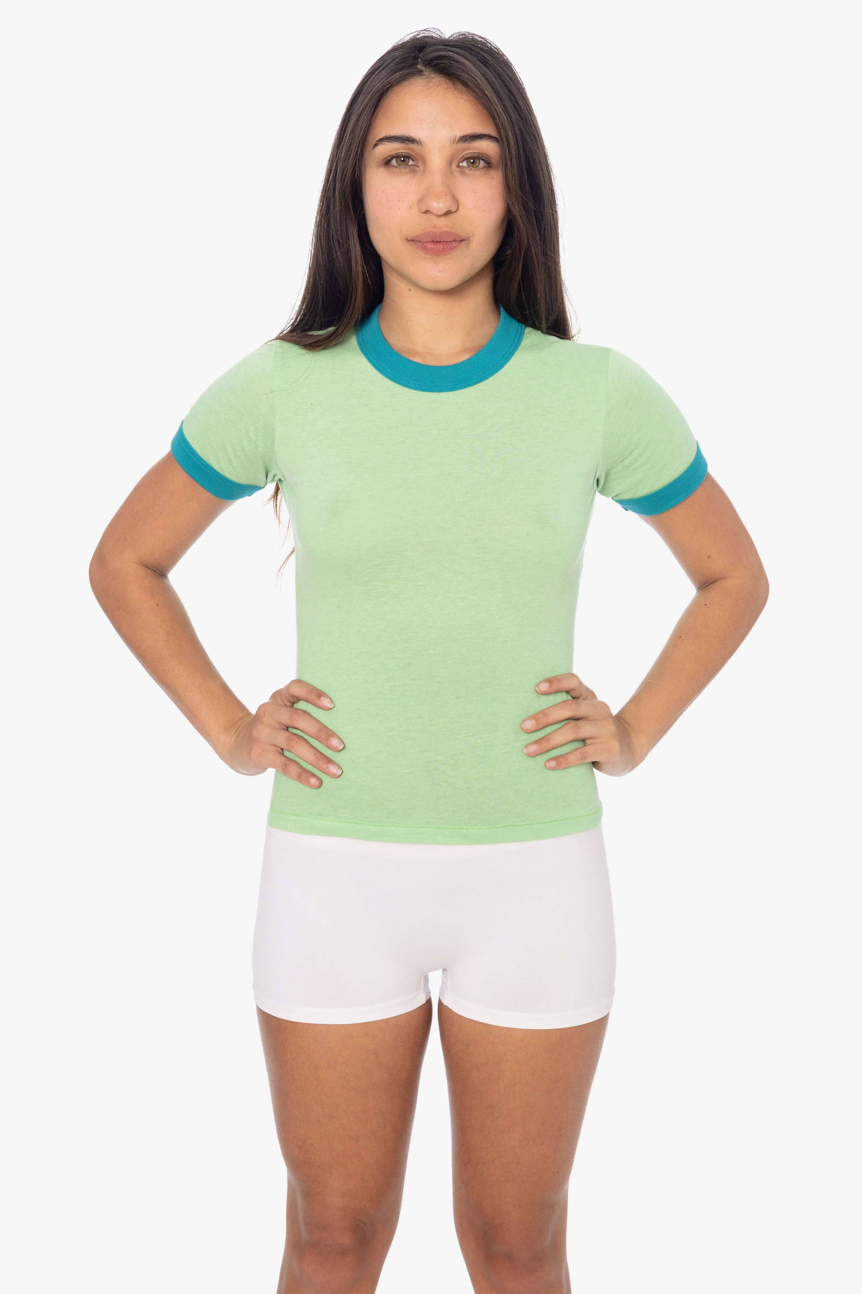 FF310 - Women's Poly Cotton Ringer Tee - Image 47