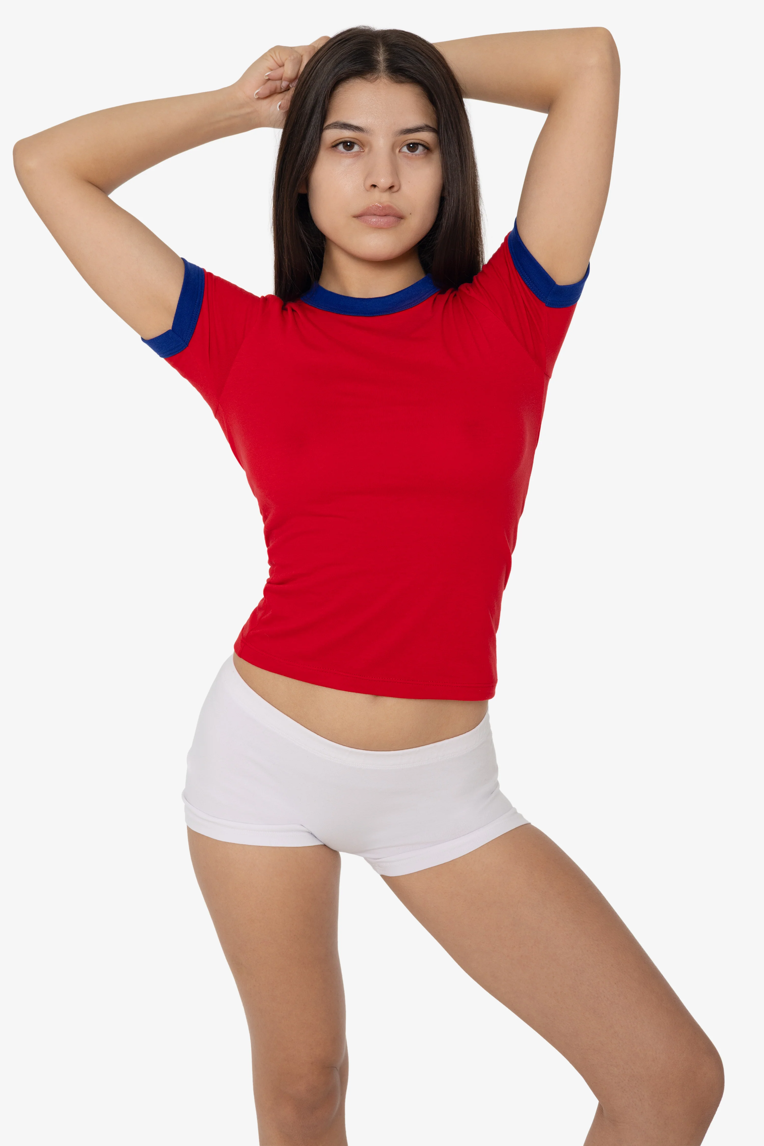 FF310 - Women's Poly Cotton Ringer Tee - Image 5