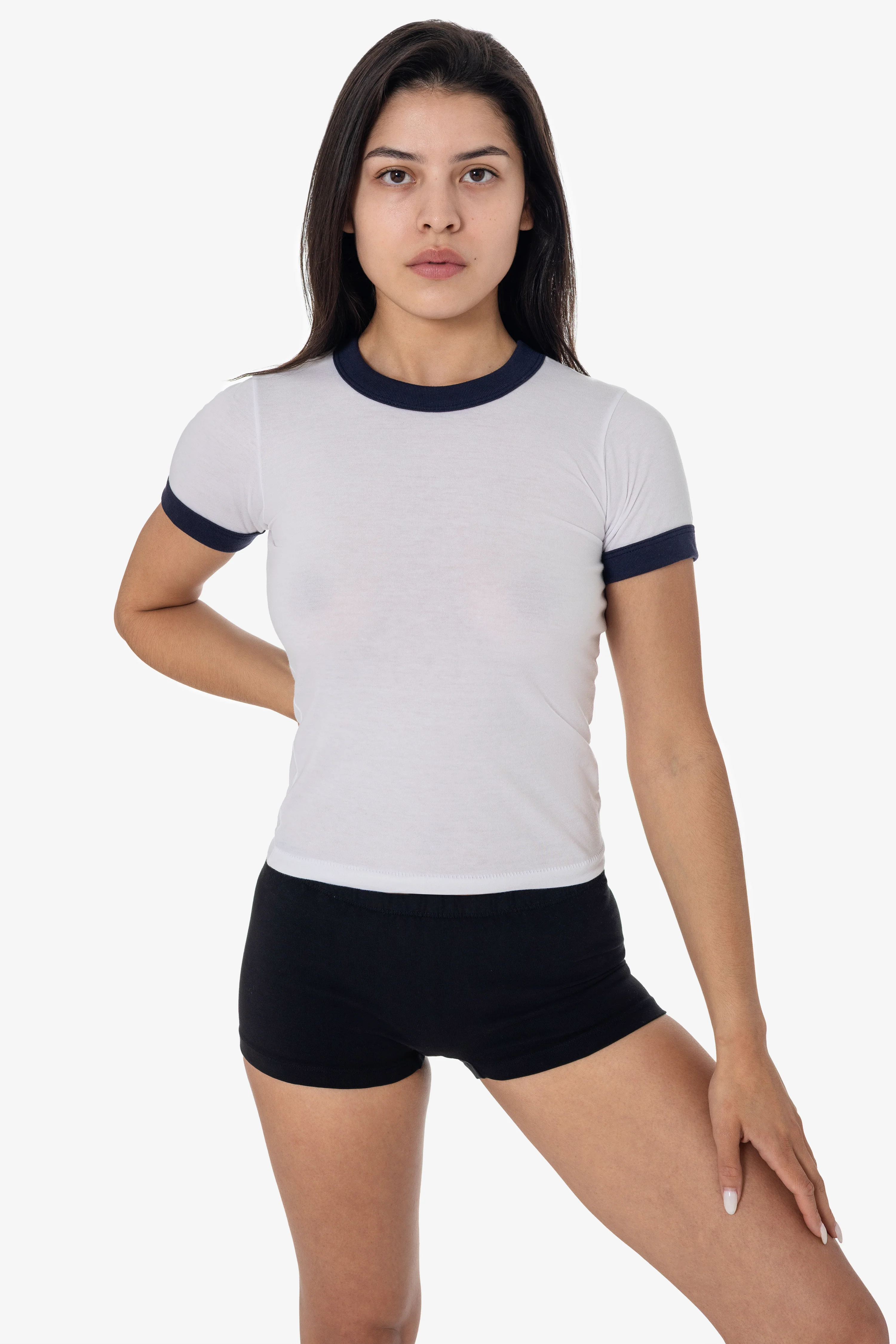 FF310 - Women's Poly Cotton Ringer Tee - Image 7