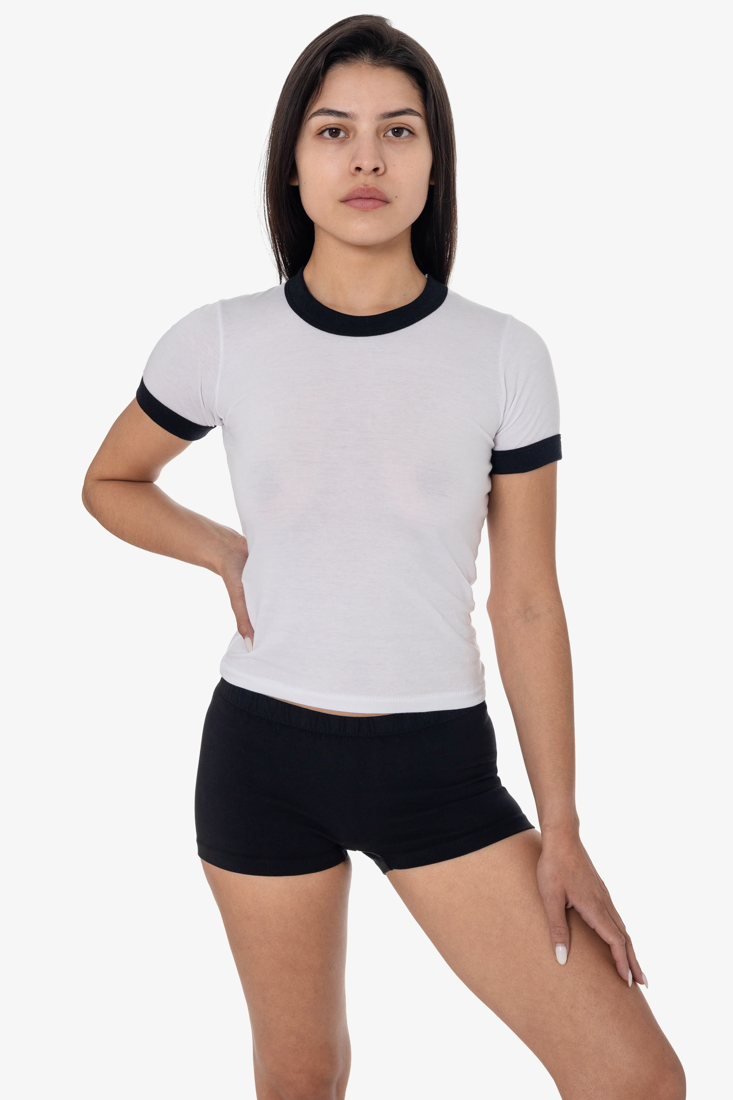 FF310 - Women's Poly Cotton Ringer Tee - Image 8