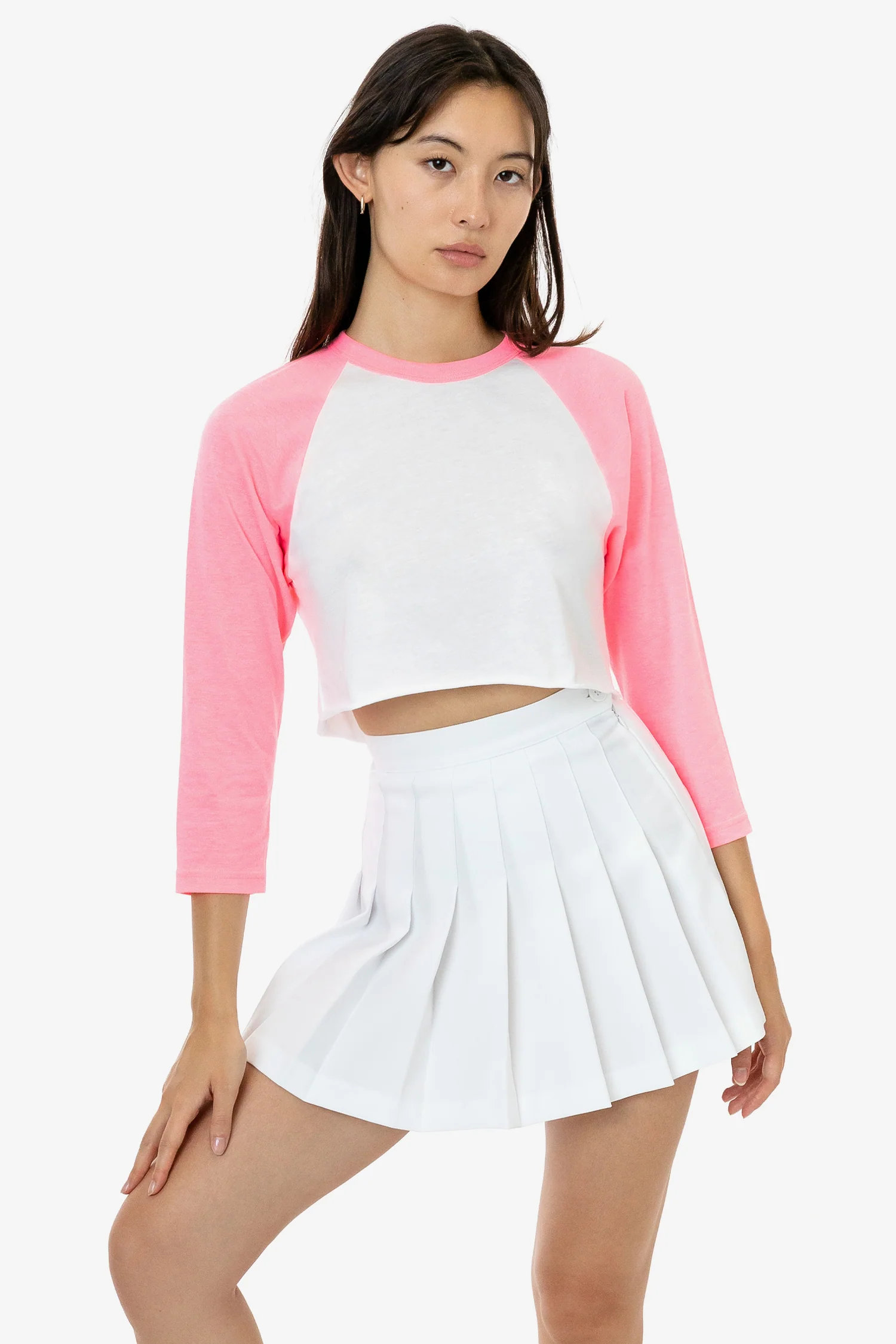 FF354 - Poly Cotton Cropped Raglan - Image 3