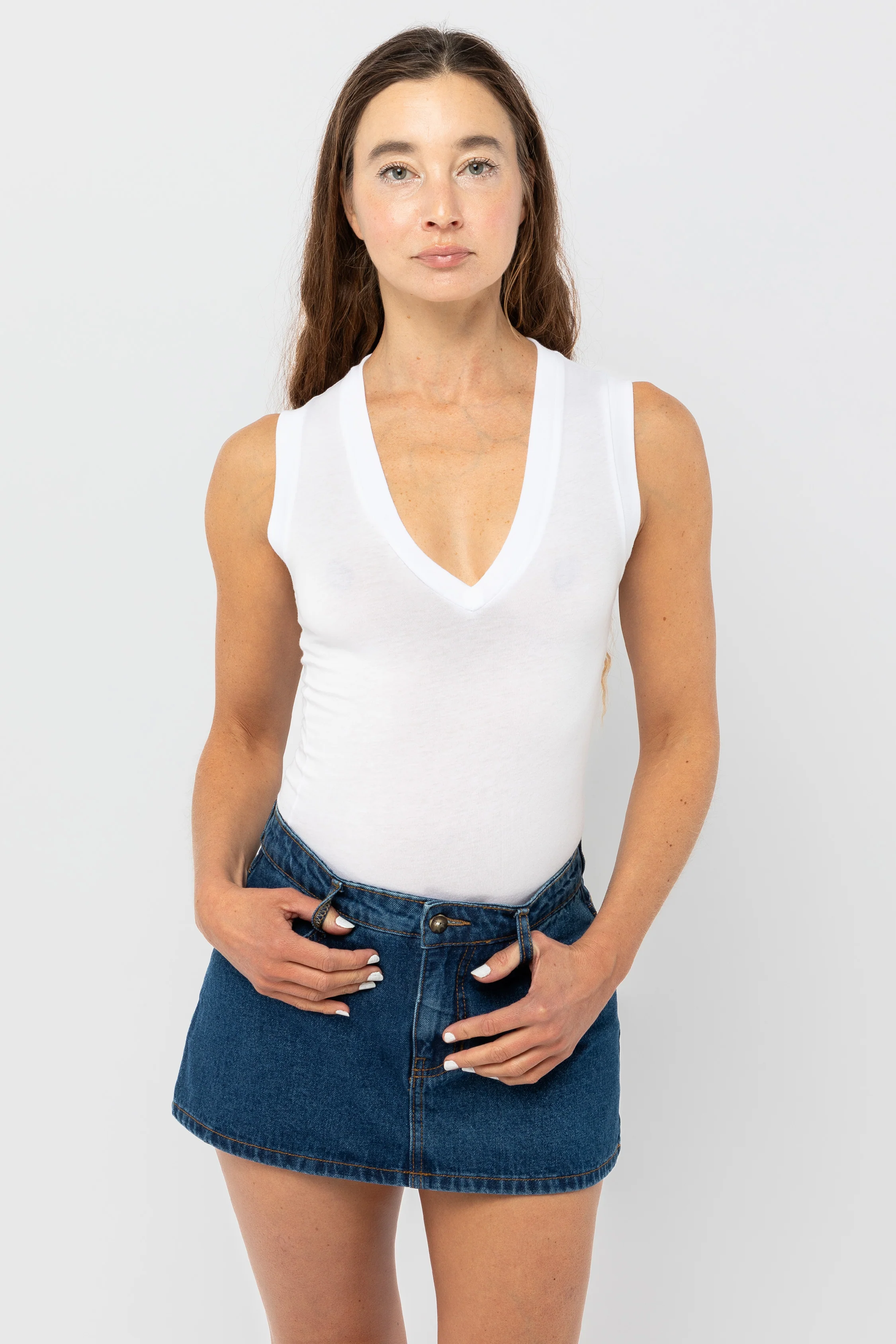 FF366 - Poly Cotton Sleeveless V Neck - Image 10