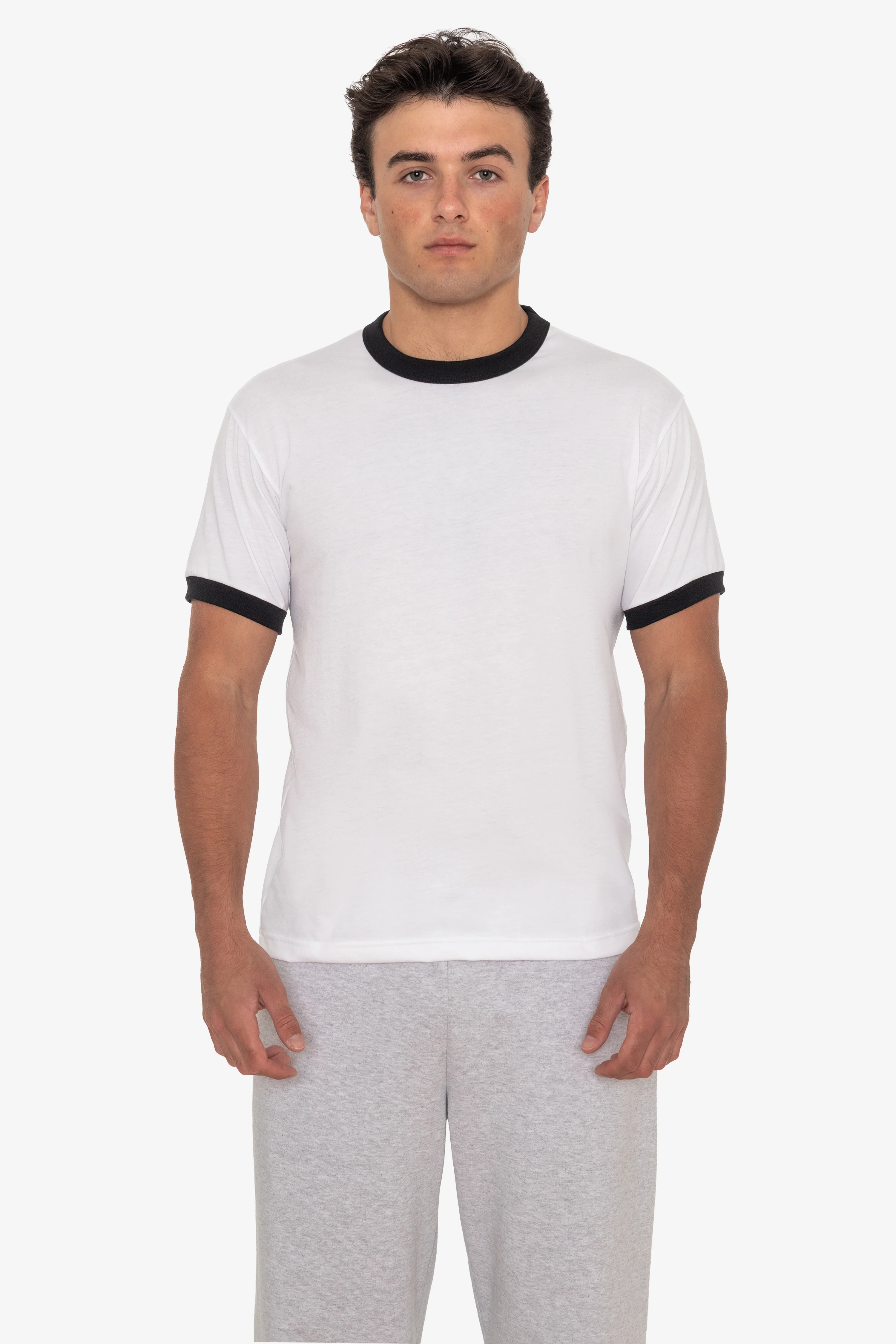 FF410 - Men's Poly Cotton Ringer Tee - Image 10
